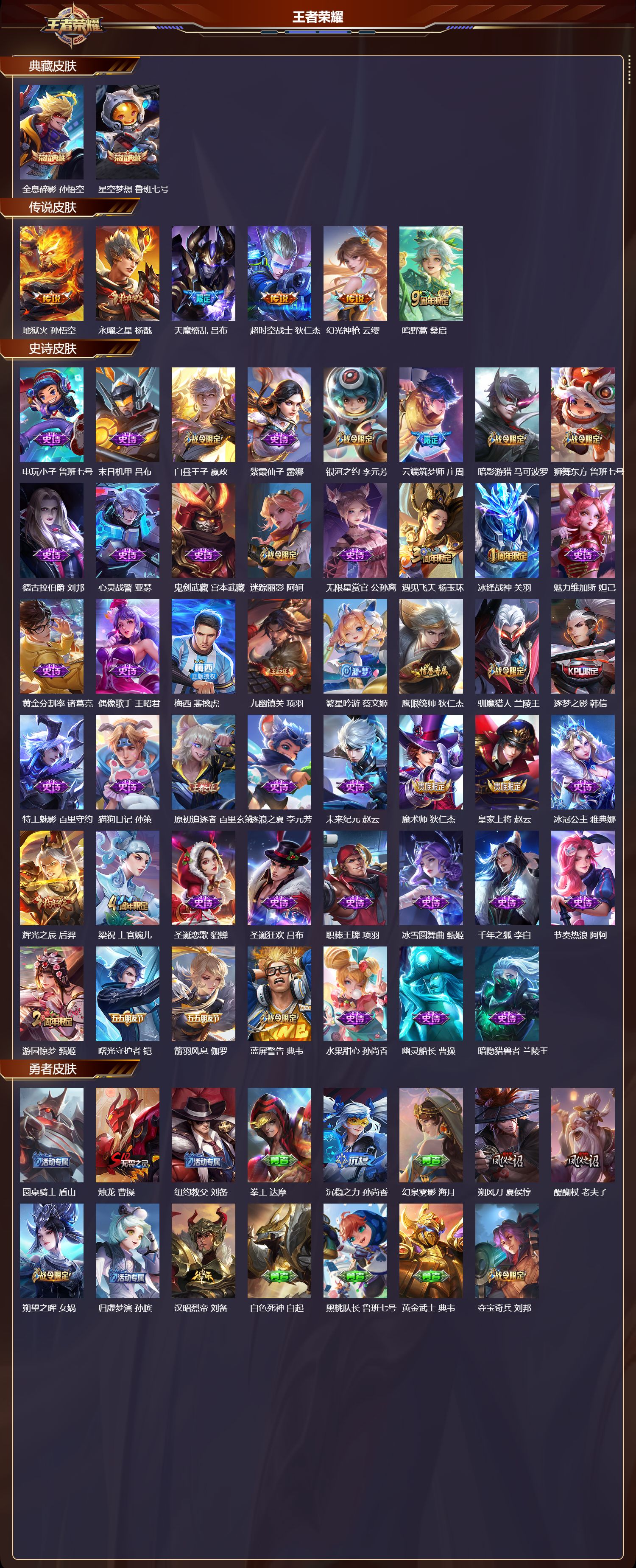 WZCMW4123890王者荣耀账号详情图6 WZCMW4123890王者荣耀账号详情图6