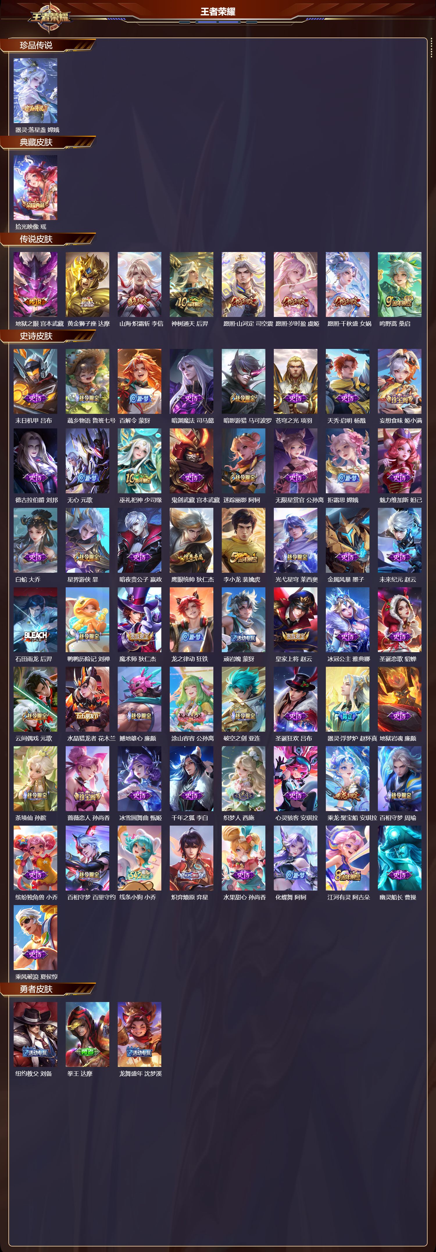 WZCMW4123647王者荣耀账号详情图6 WZCMW4123647王者荣耀账号详情图6