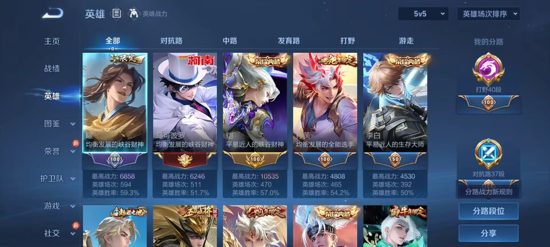 WZCMW4123757王者荣耀账号详情图5