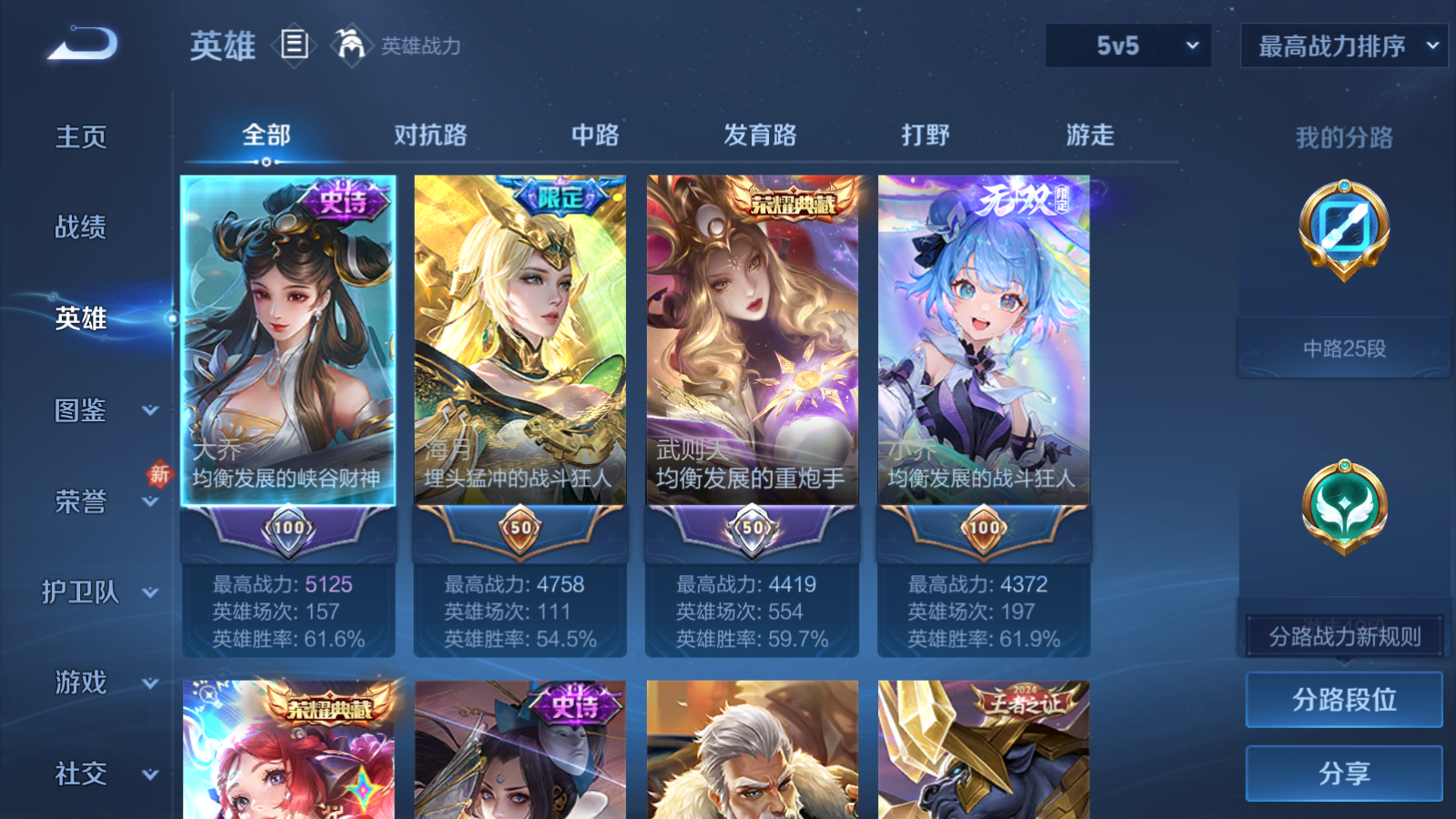 WZCMW4135220王者荣耀账号详情图3