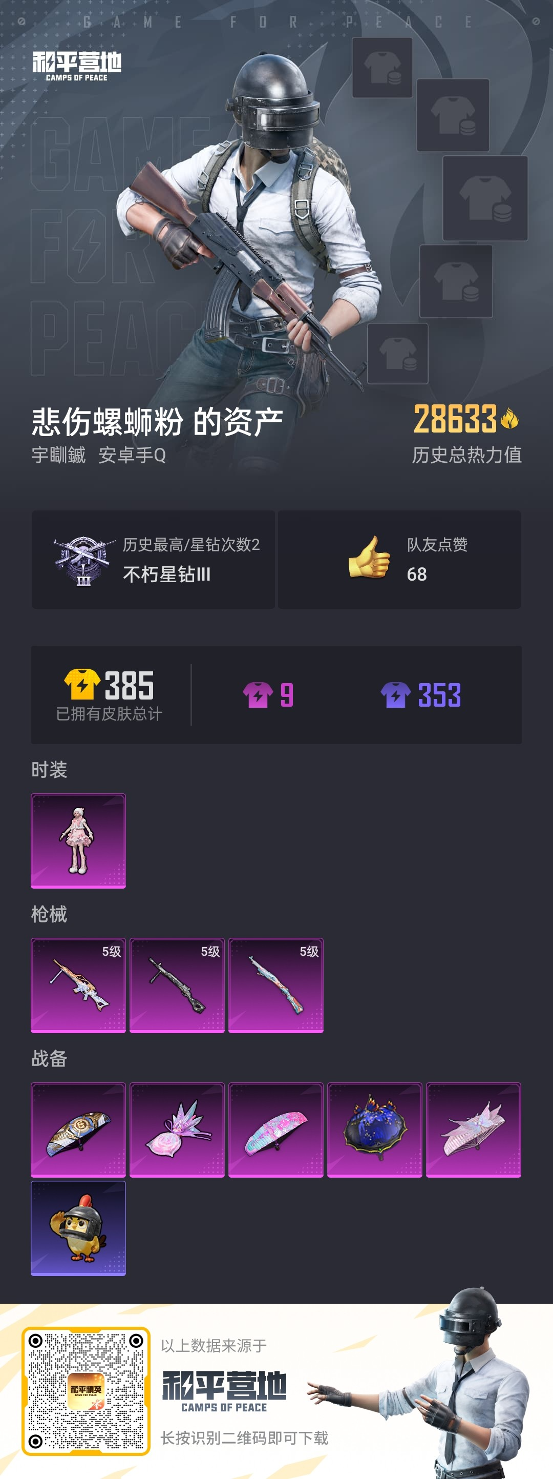 HPCMW467260和平精英账号详情图3