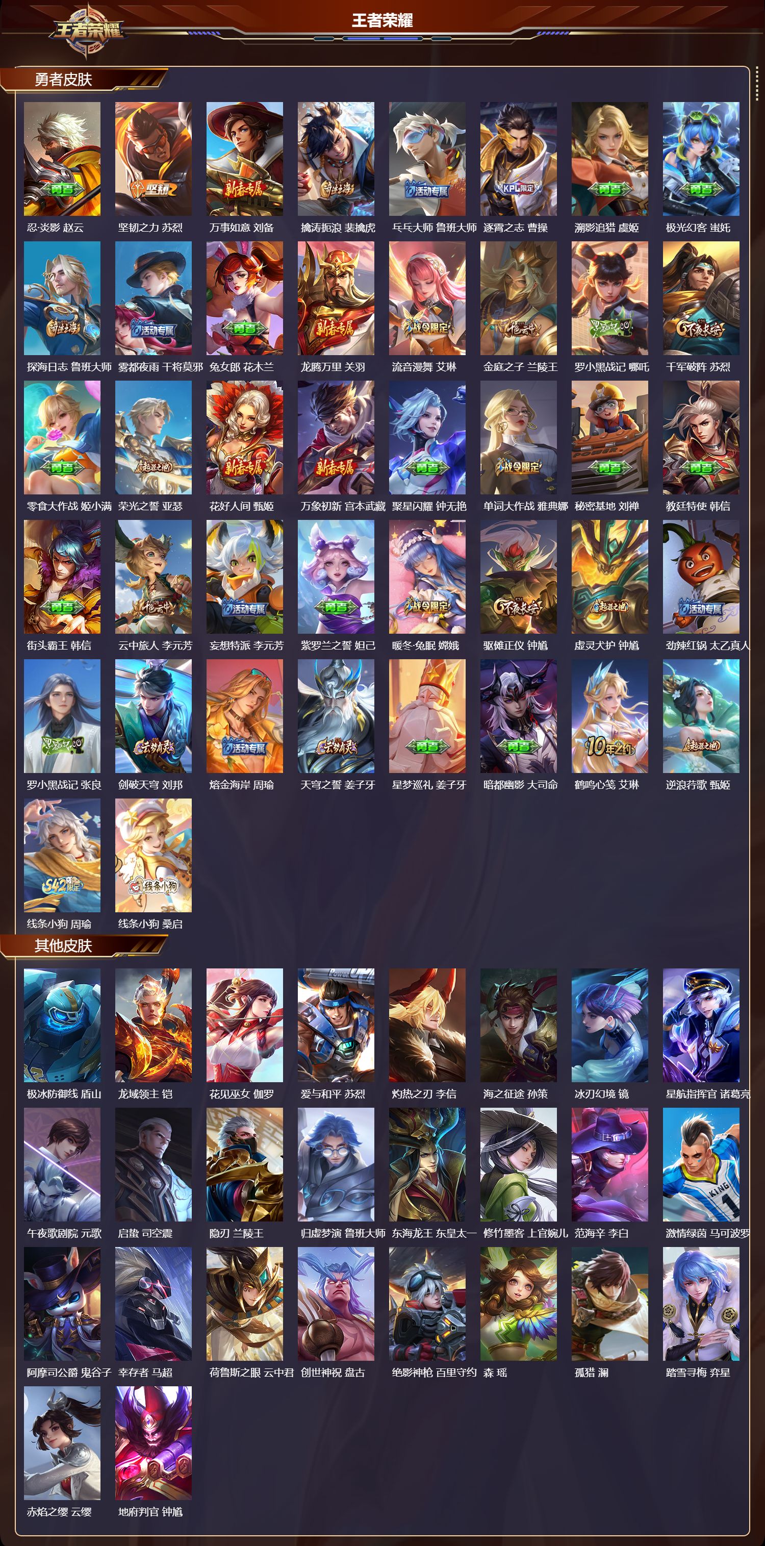 WZQM4127904王者荣耀账号详情图5