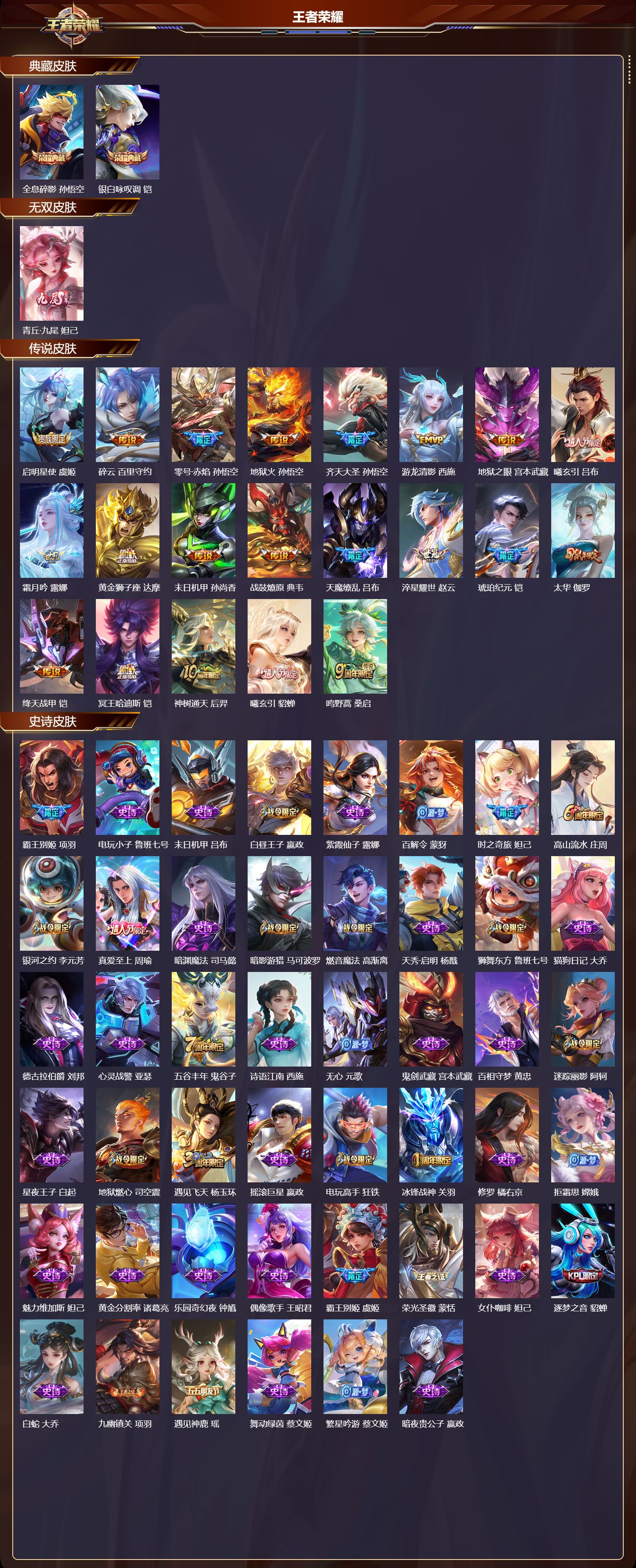 WZCMW4123665王者荣耀账号详情图8