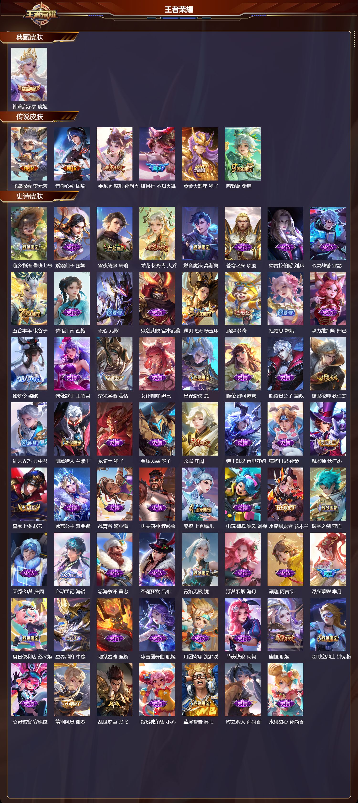 WZCMW4123750王者荣耀账号详情图6 WZCMW4123750王者荣耀账号详情图6