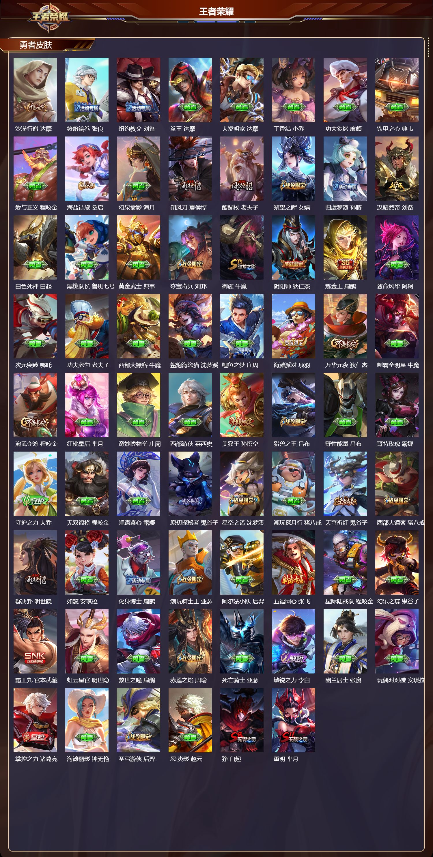 WZQM4127860王者荣耀账号详情图5