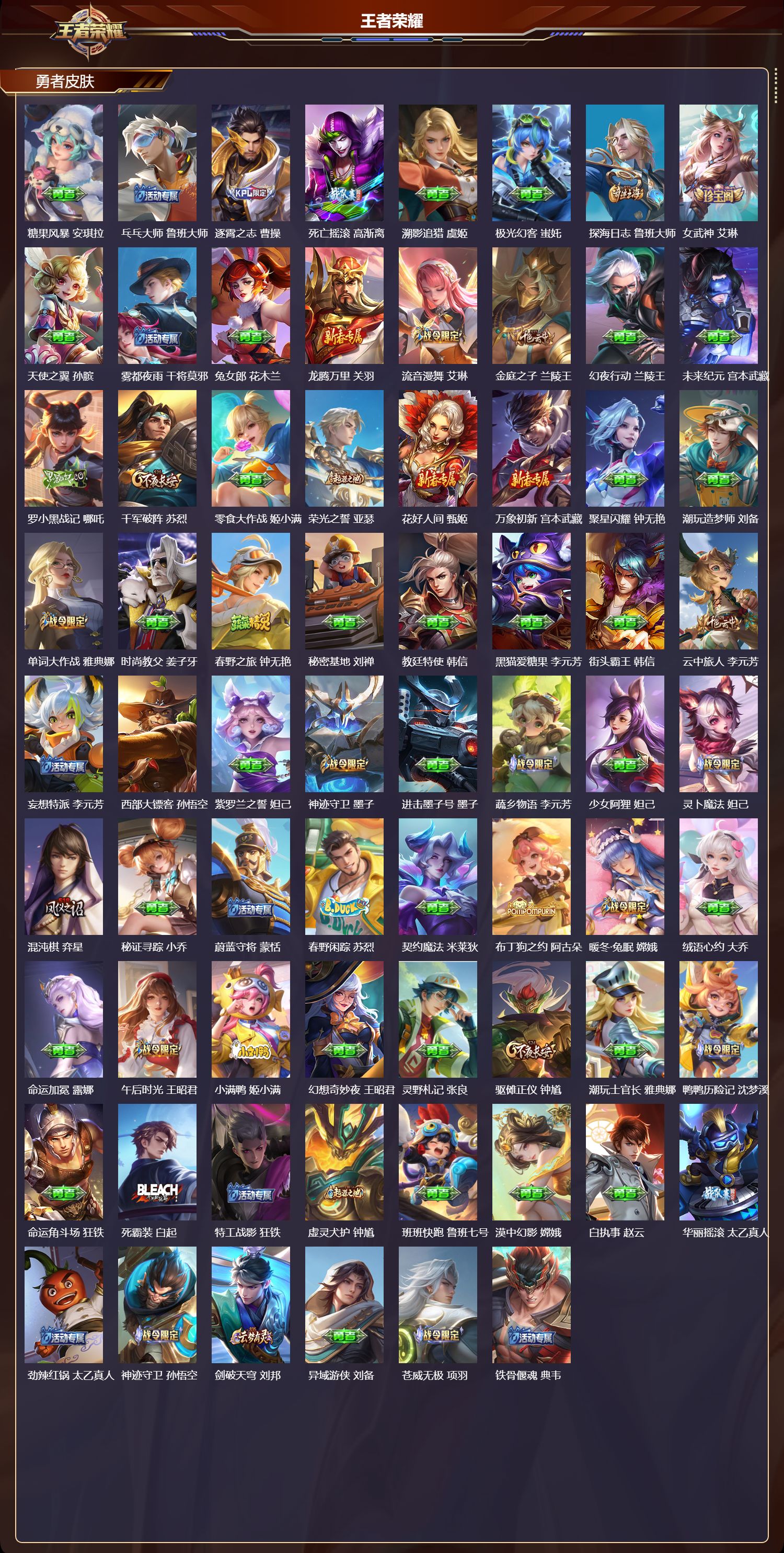 WZMK4151503王者荣耀账号详情图7