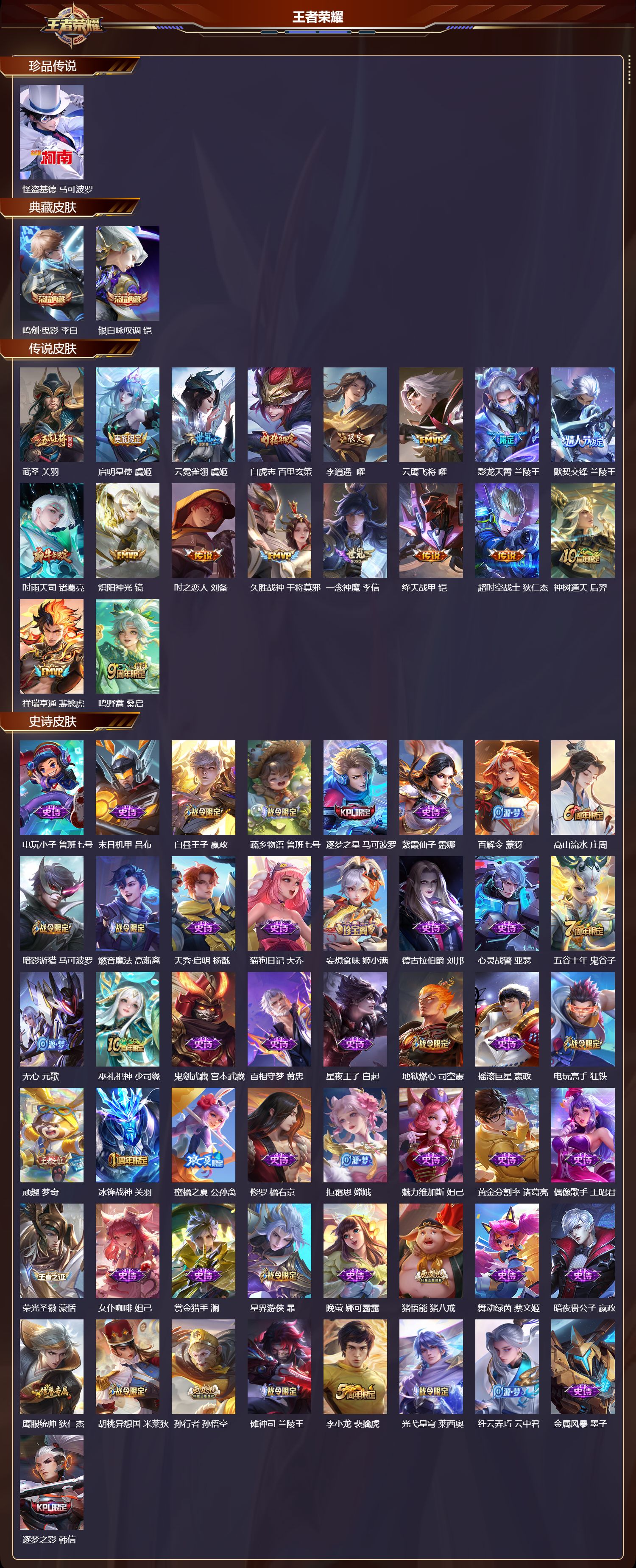 WZCMW4123870王者荣耀账号详情图6