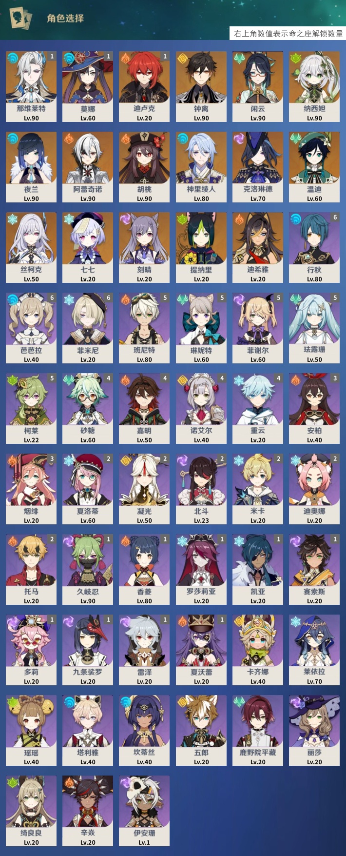 YSMK41886原神账号详情图3