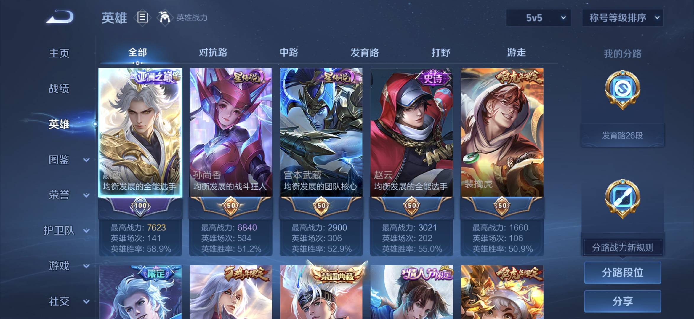 WZCMW4123817王者荣耀账号详情图4