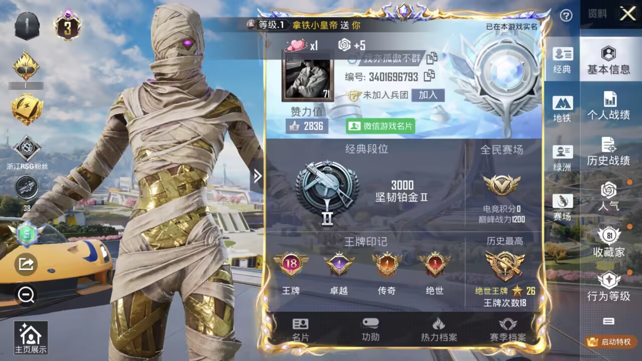 HPCMW469075和平精英账号详情图4