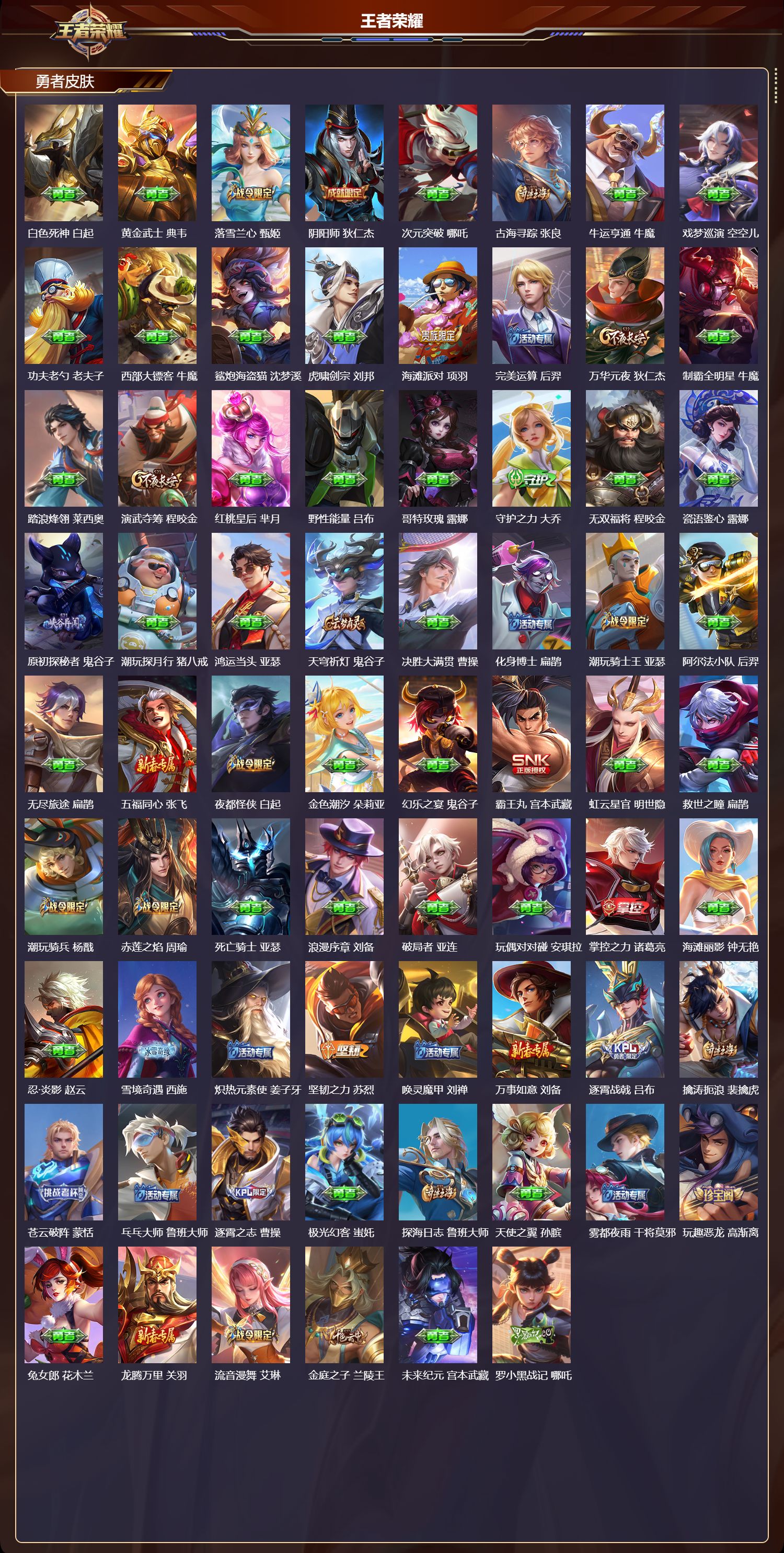 WZCMW4123610王者荣耀账号详情图8