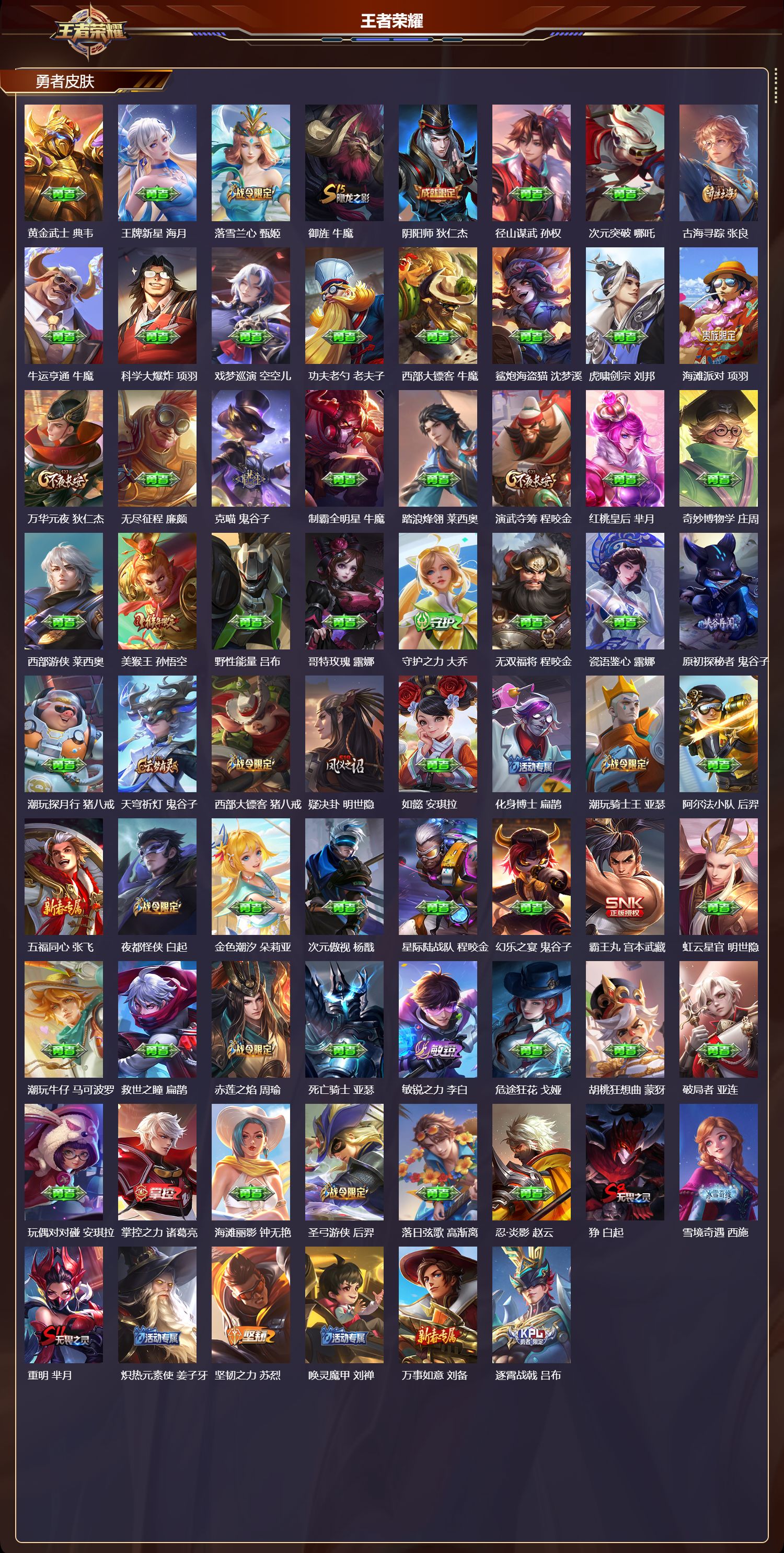 WZCMW4123817王者荣耀账号详情图9