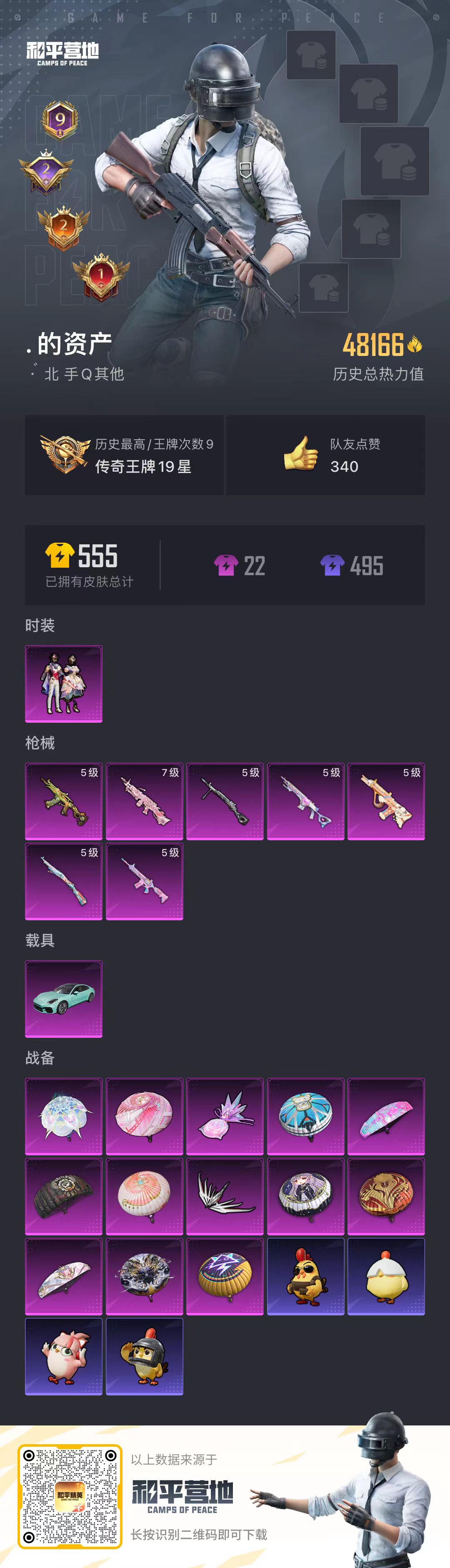 HPSJ467324和平精英账号详情图5