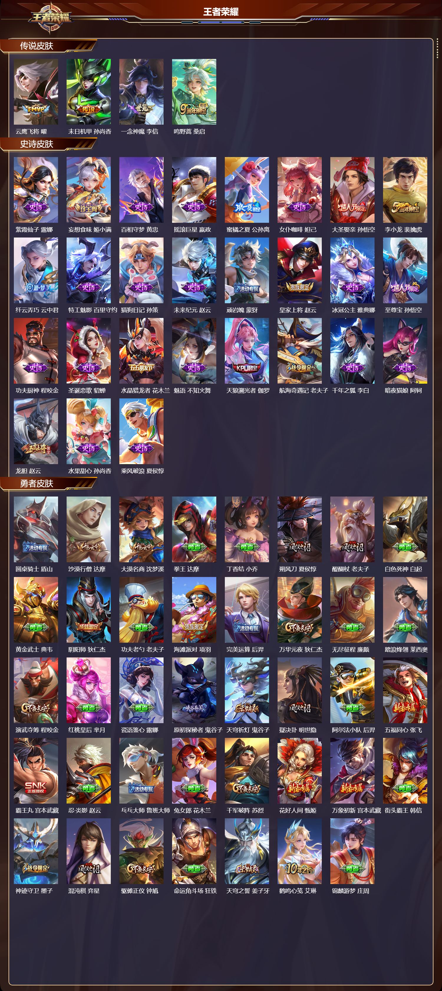 WZMK4151501王者荣耀账号详情图2 WZMK4151501王者荣耀账号详情图2