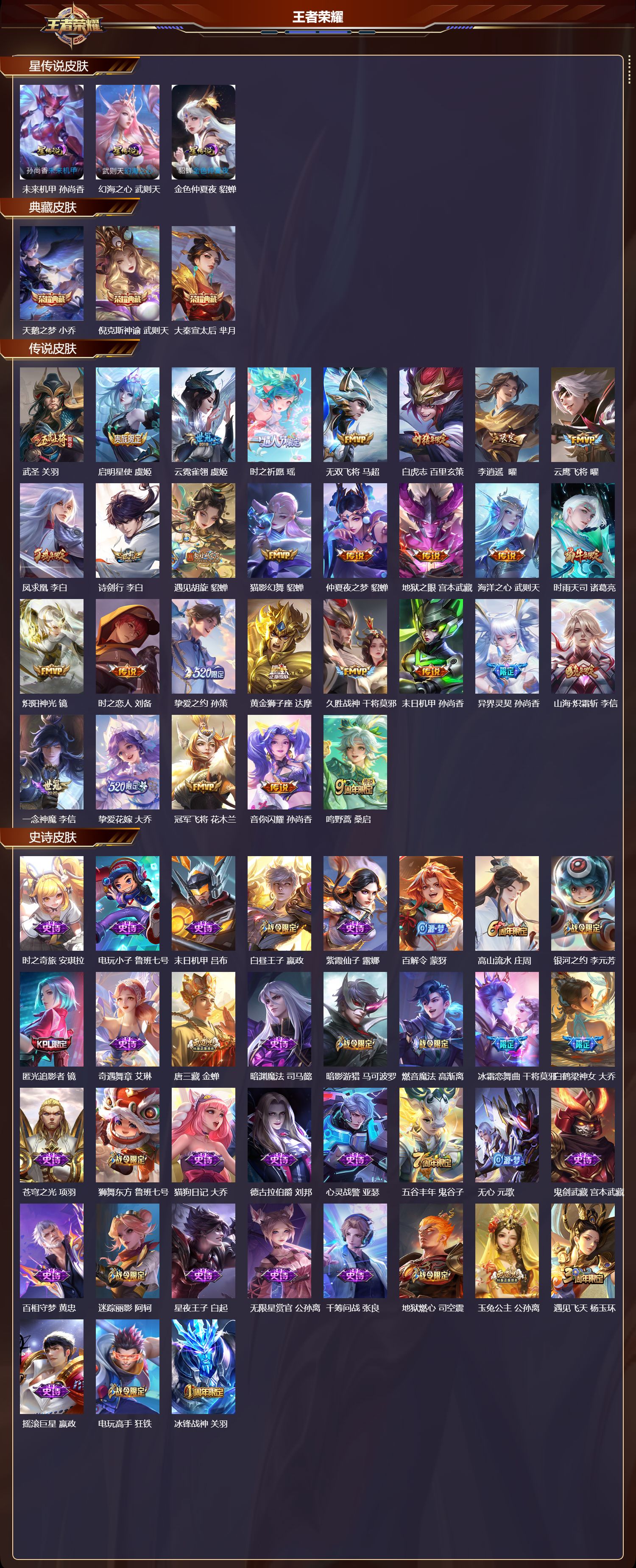 WZQM4127859王者荣耀账号详情图3