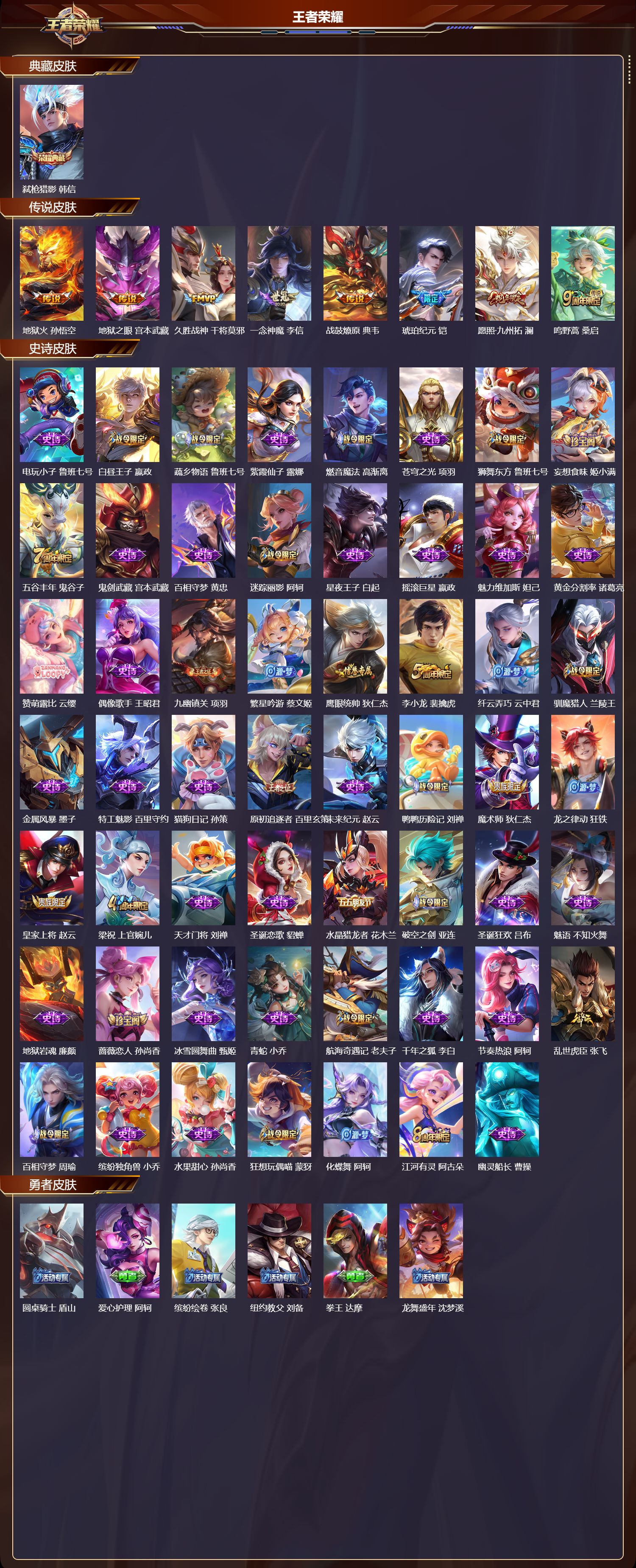 WZCMW4131280王者荣耀账号详情图7