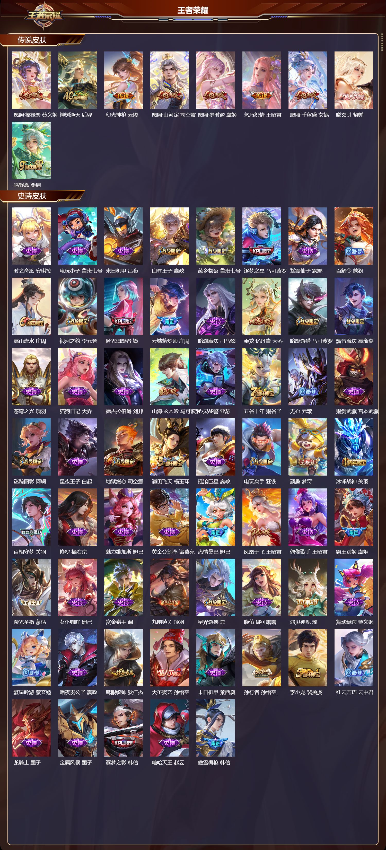 WZMK4151544王者荣耀账号详情图3