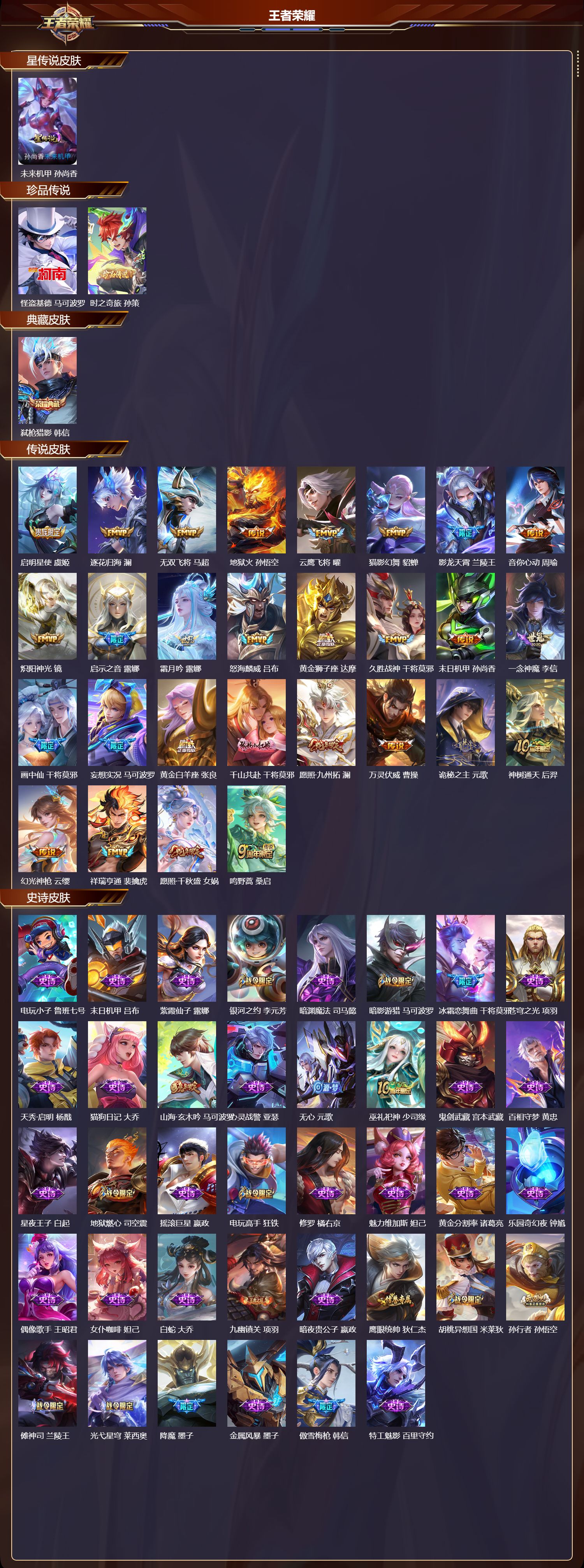 WZQM4132921王者荣耀账号详情图3