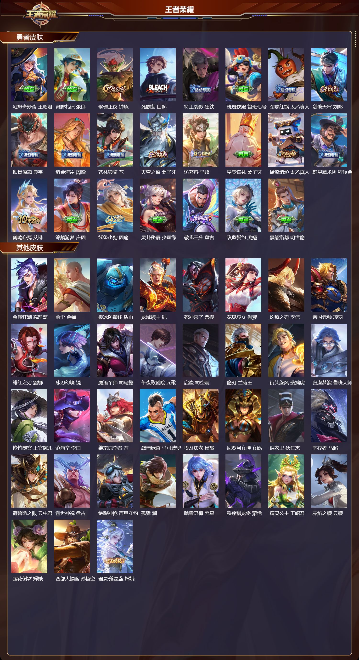 WZMK4151559王者荣耀账号详情图4