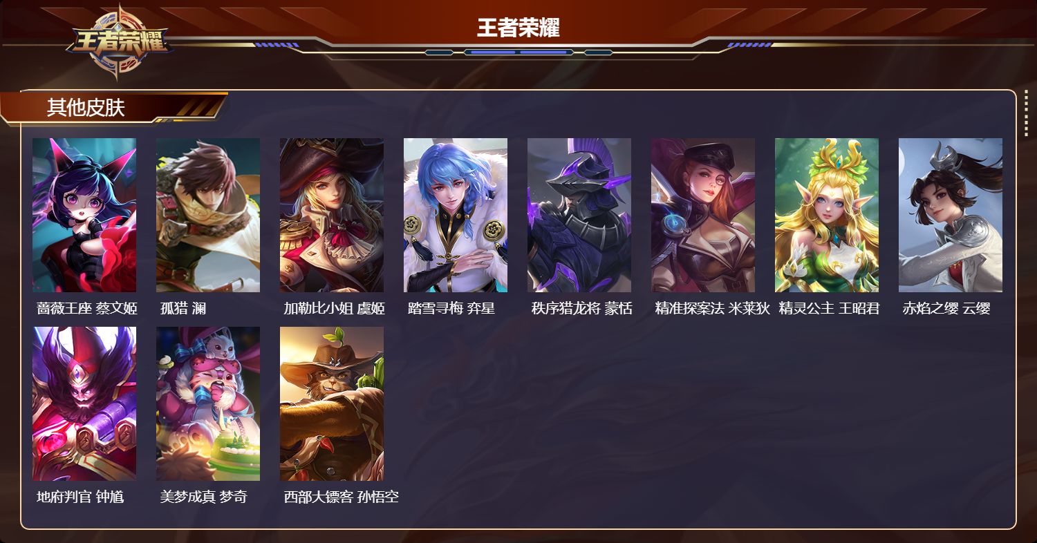 WZQM4132916王者荣耀账号详情图7