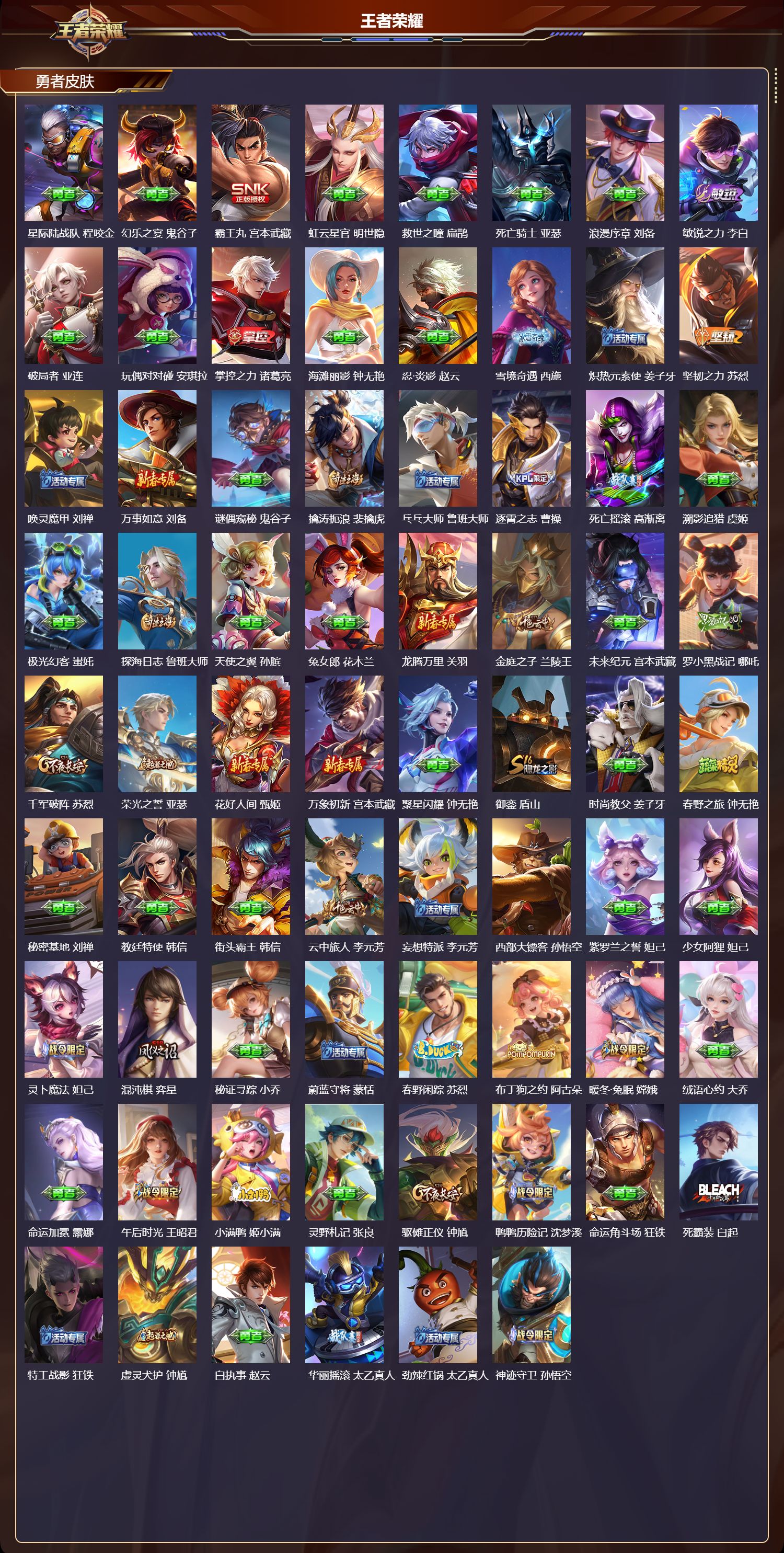 WZCMW4131014王者荣耀账号详情图9