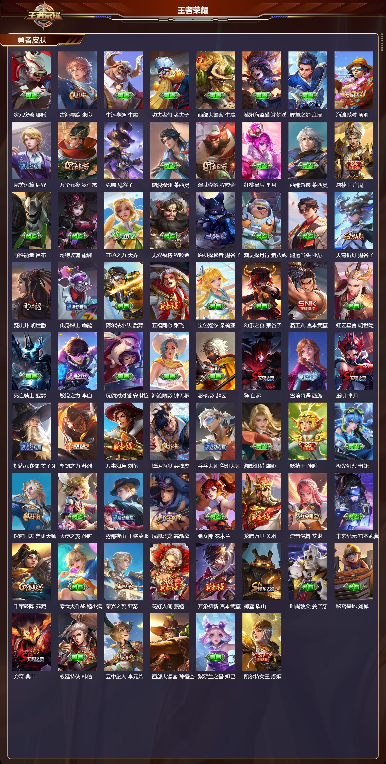 WZQM4132956王者荣耀账号详情图5