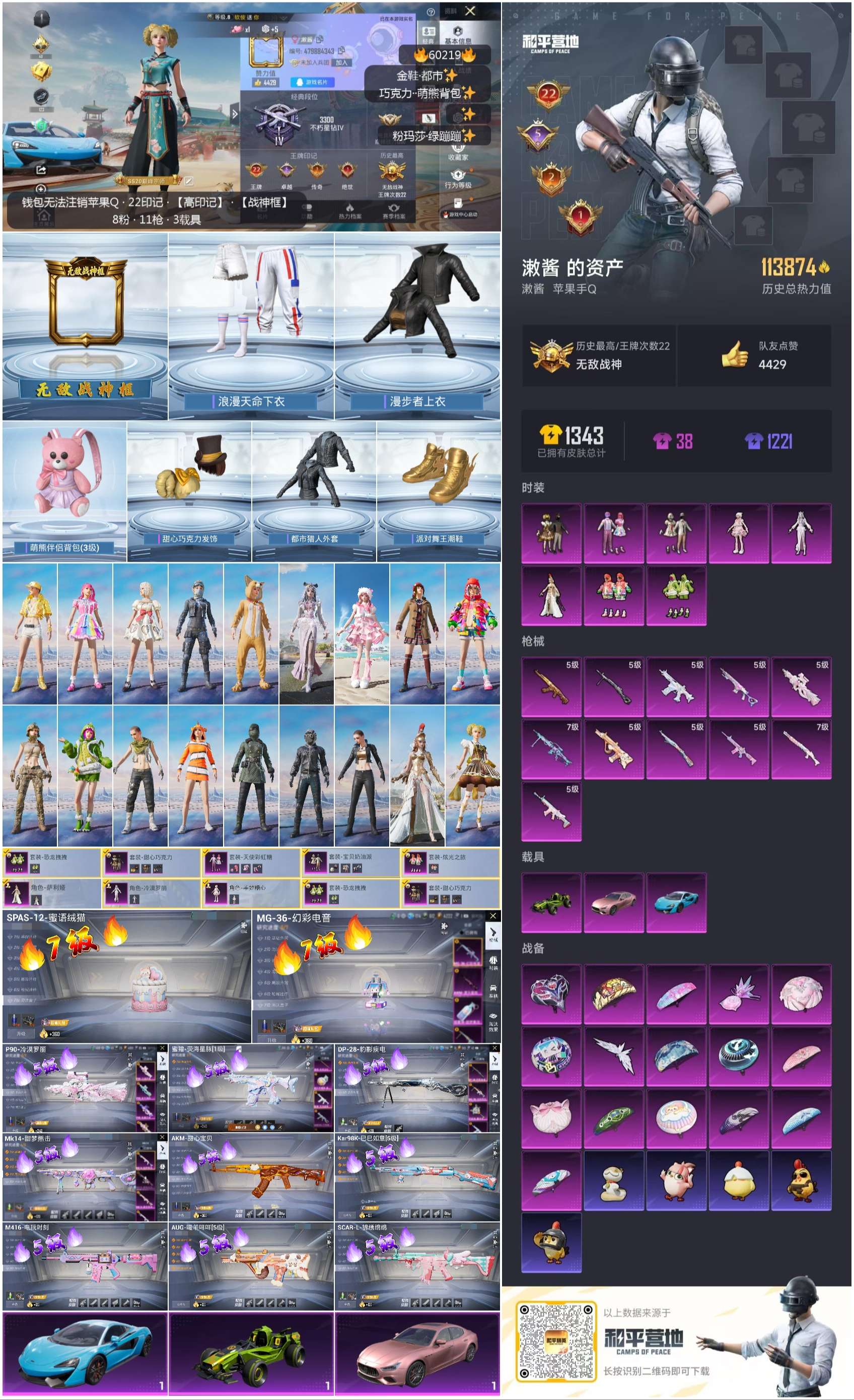 HPSJ469245和平精英账号详情图2