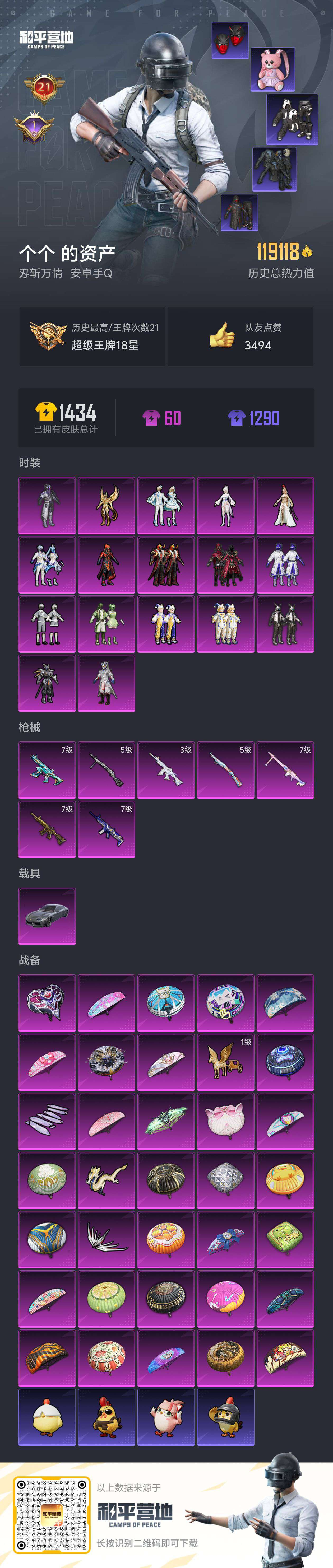 HPSJ469754和平精英账号详情图2