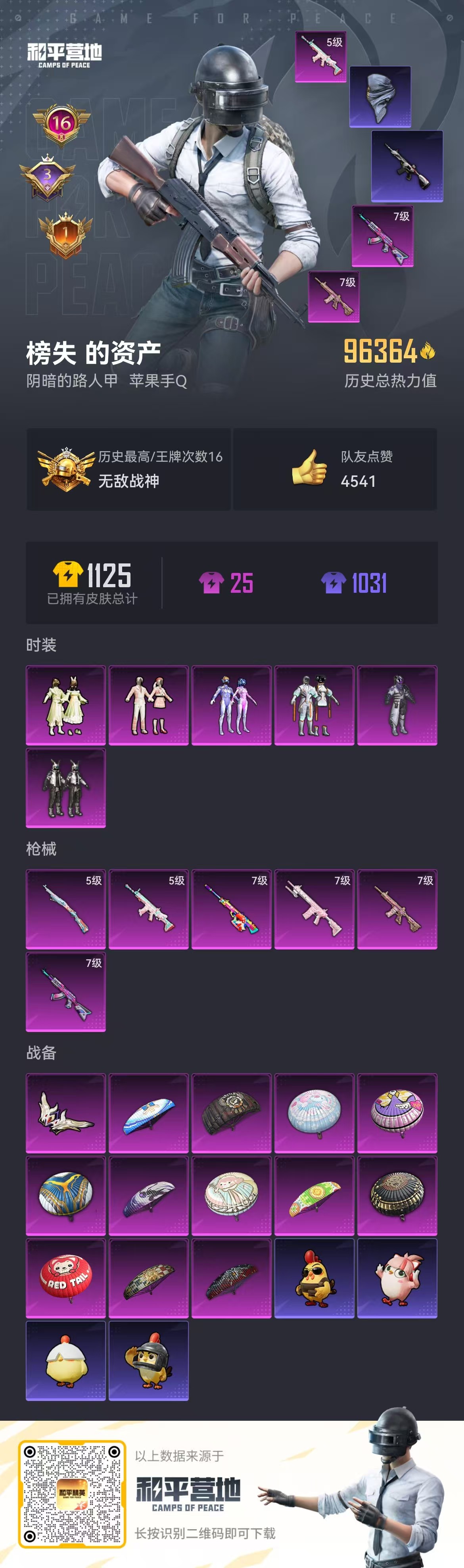 HPSJ469367和平精英账号详情图3