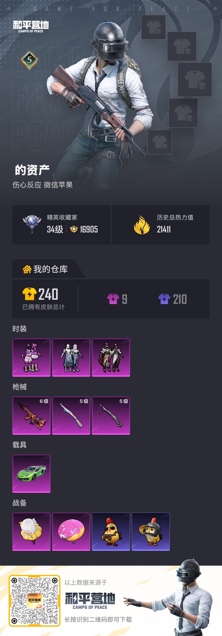 HPSJ469538和平精英账号详情图3