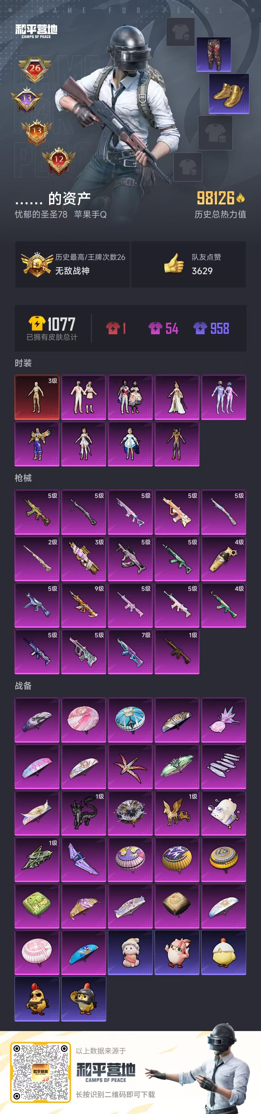 HPCMW470612和平精英账号详情图2