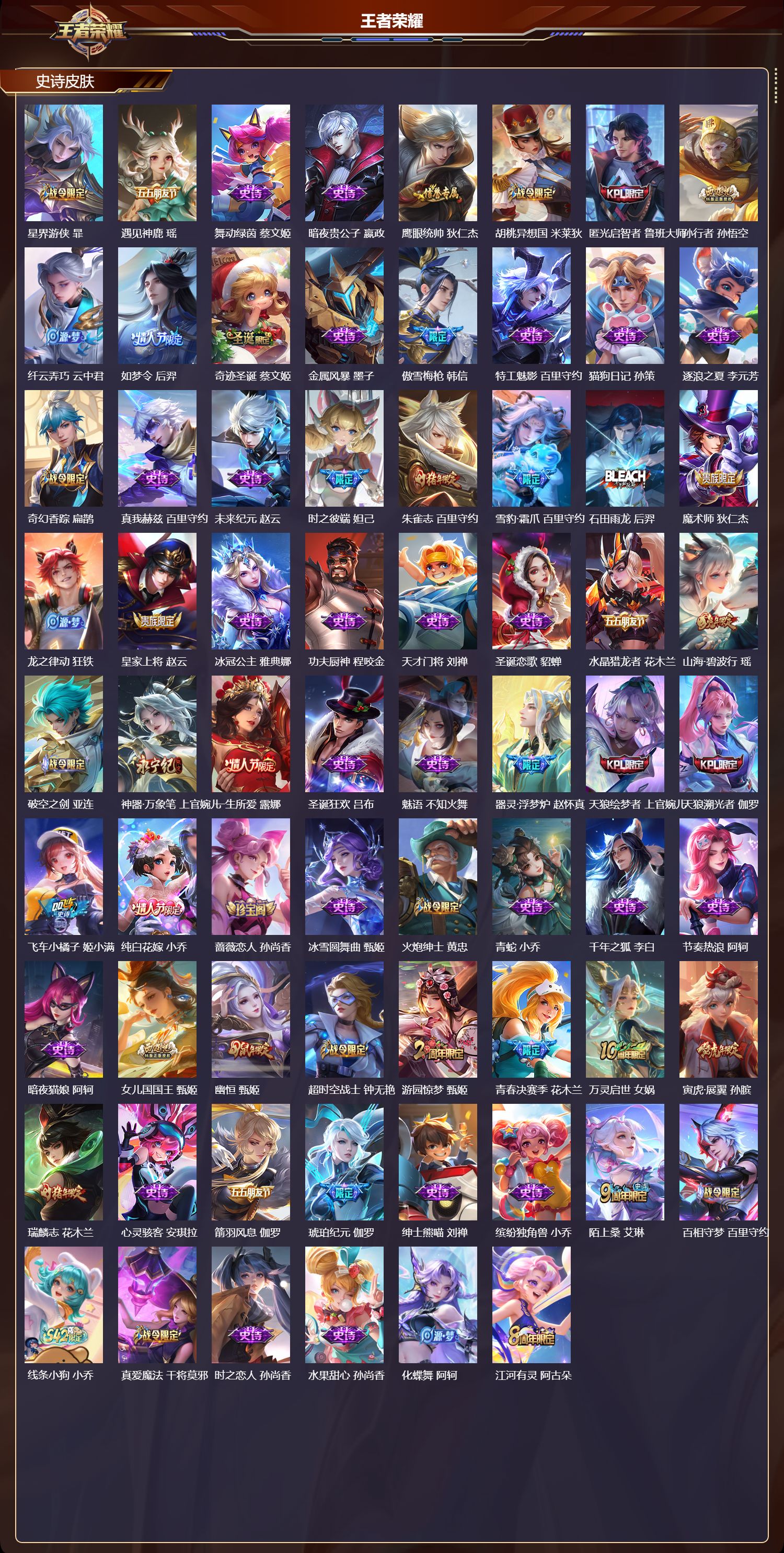 WZQM4132948王者荣耀账号详情图4