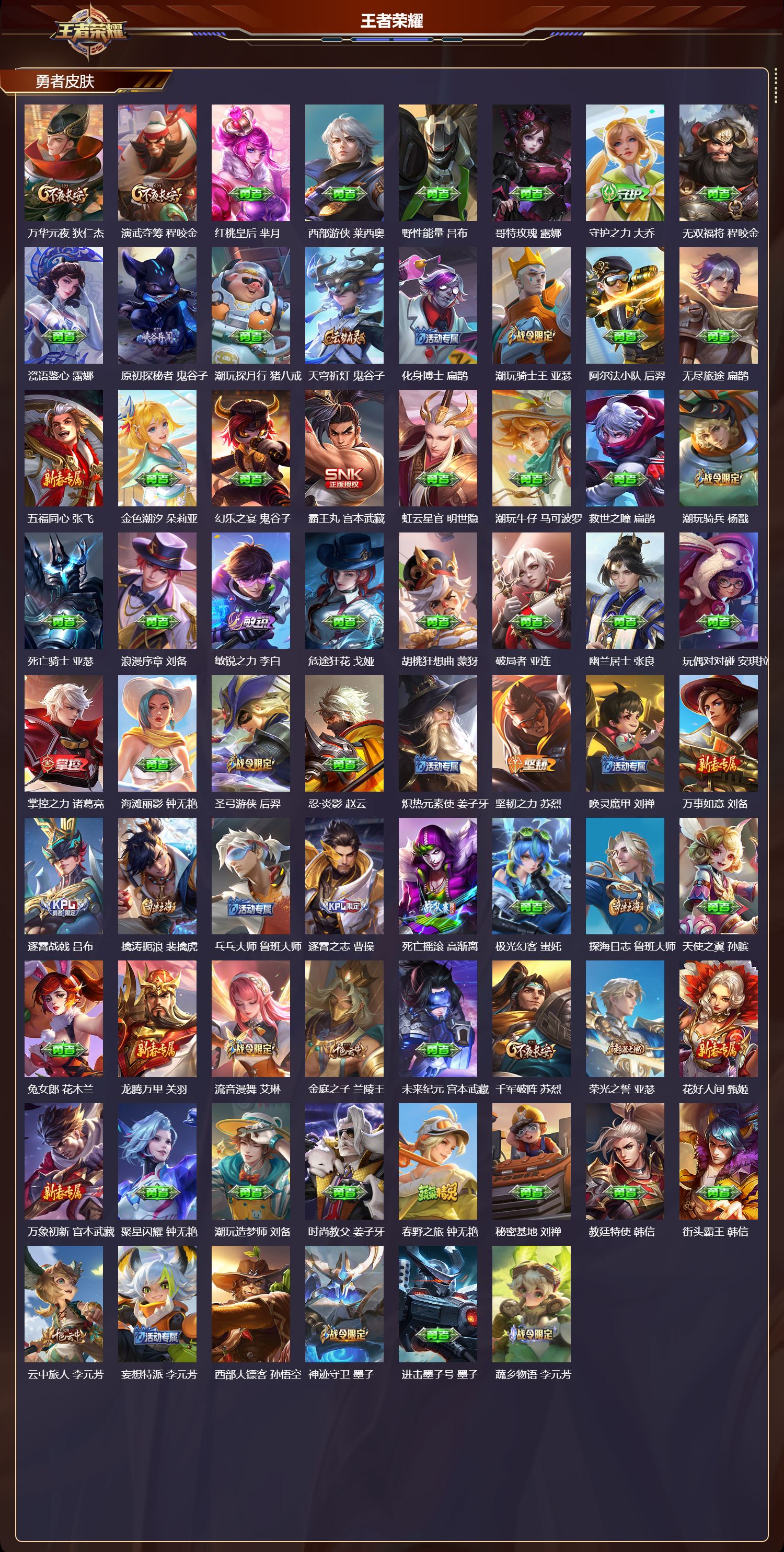 WZCMW4131271王者荣耀账号详情图8