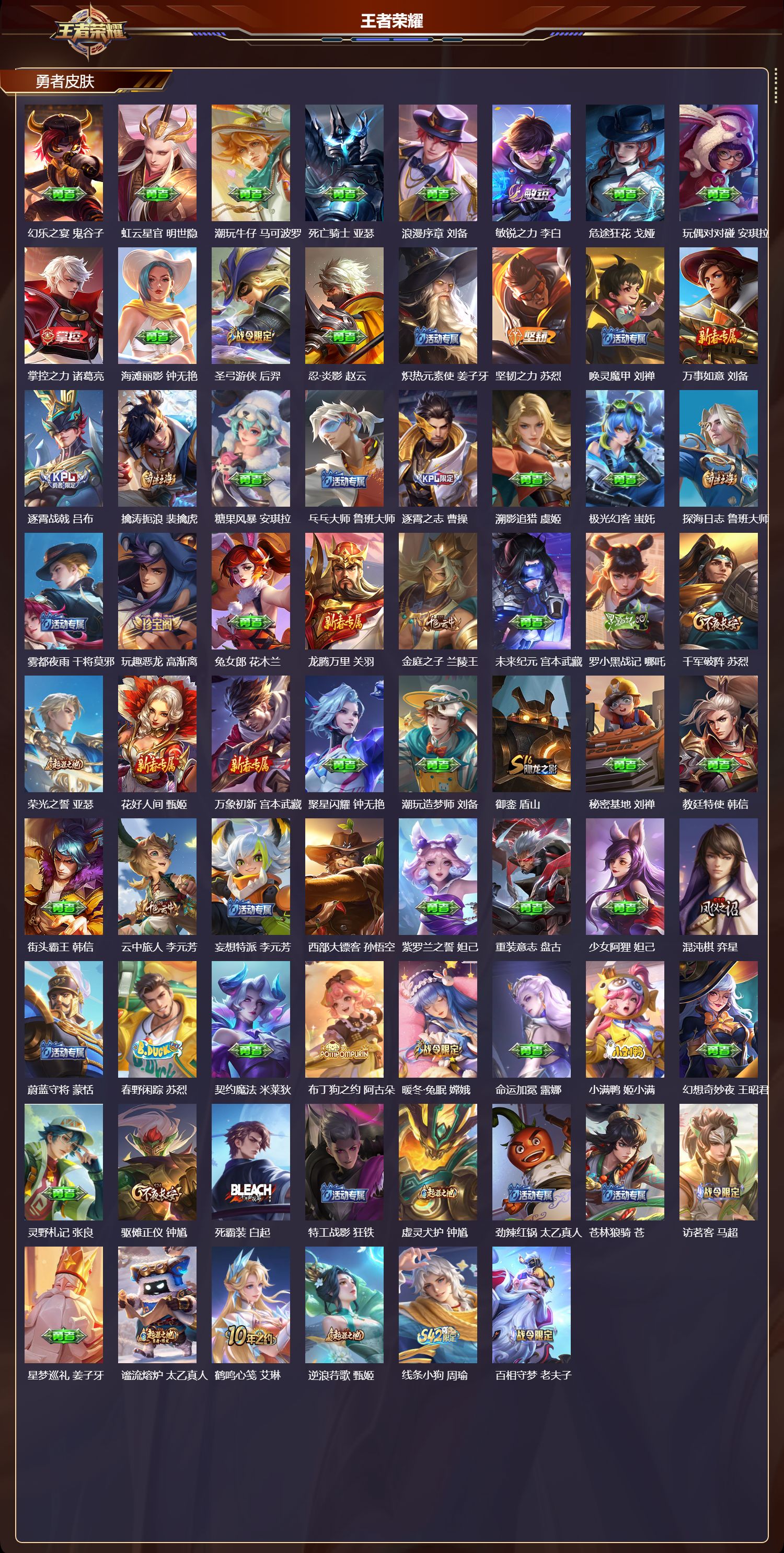 WZQM4132949王者荣耀账号详情图5