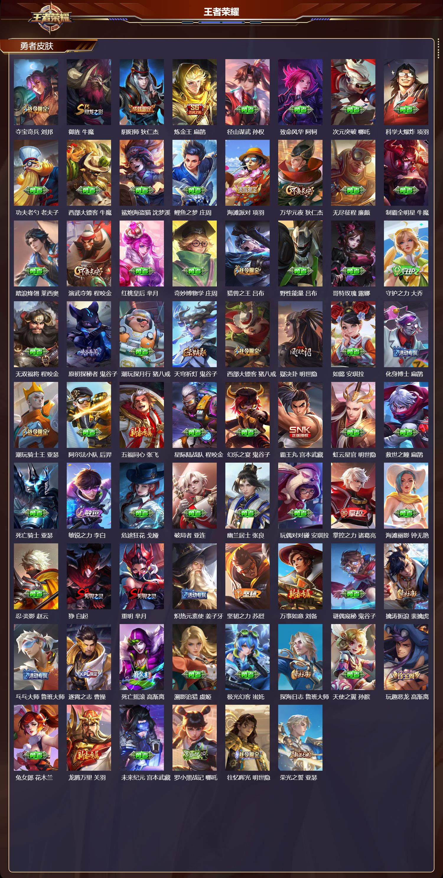 WZCMW4131020王者荣耀账号详情图8