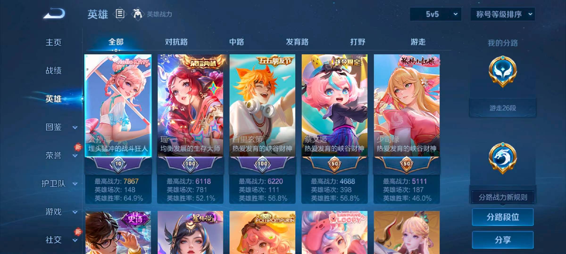 WZCMW4131195王者荣耀账号详情图5