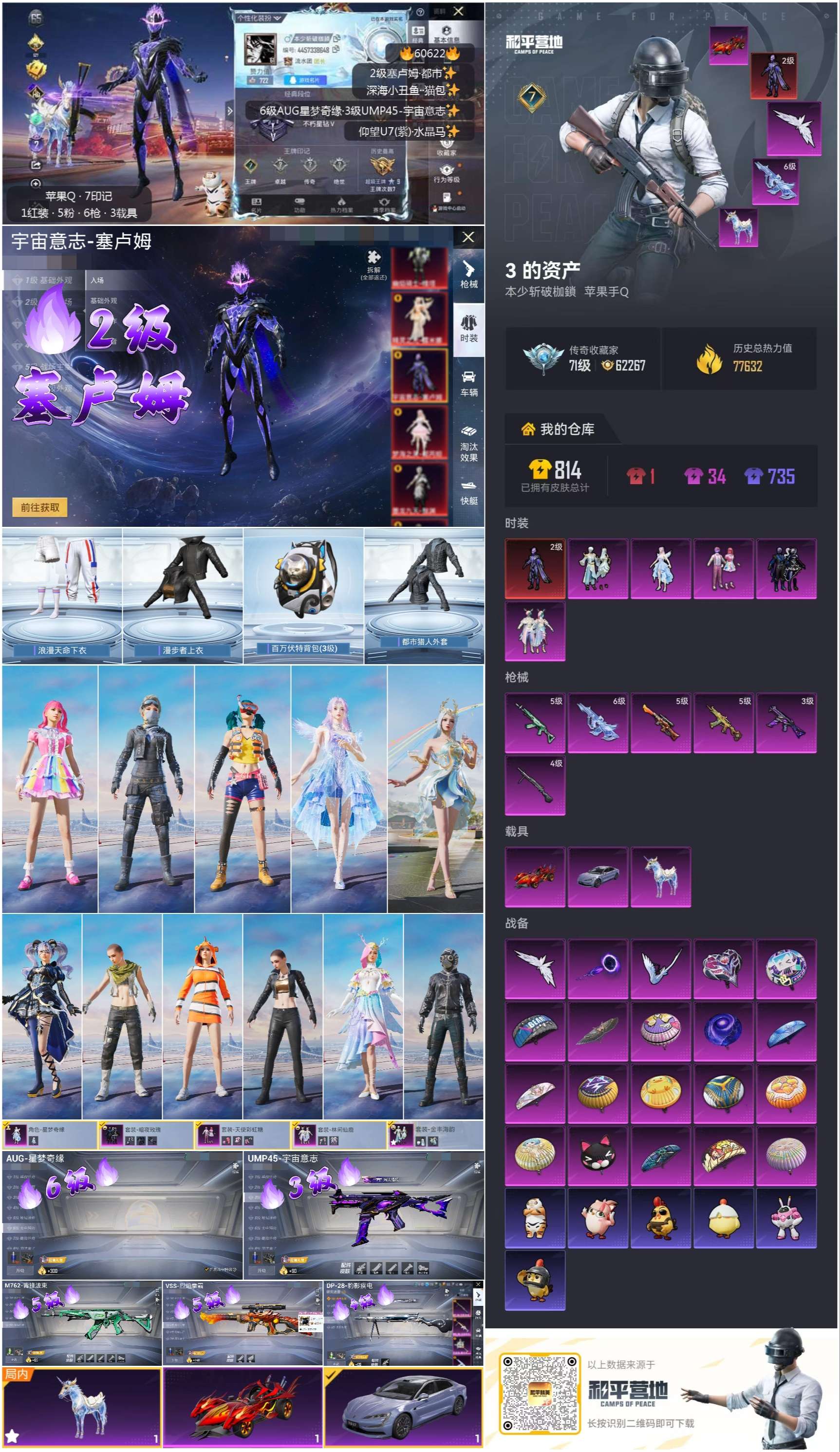 HPSJ469843和平精英账号详情图2