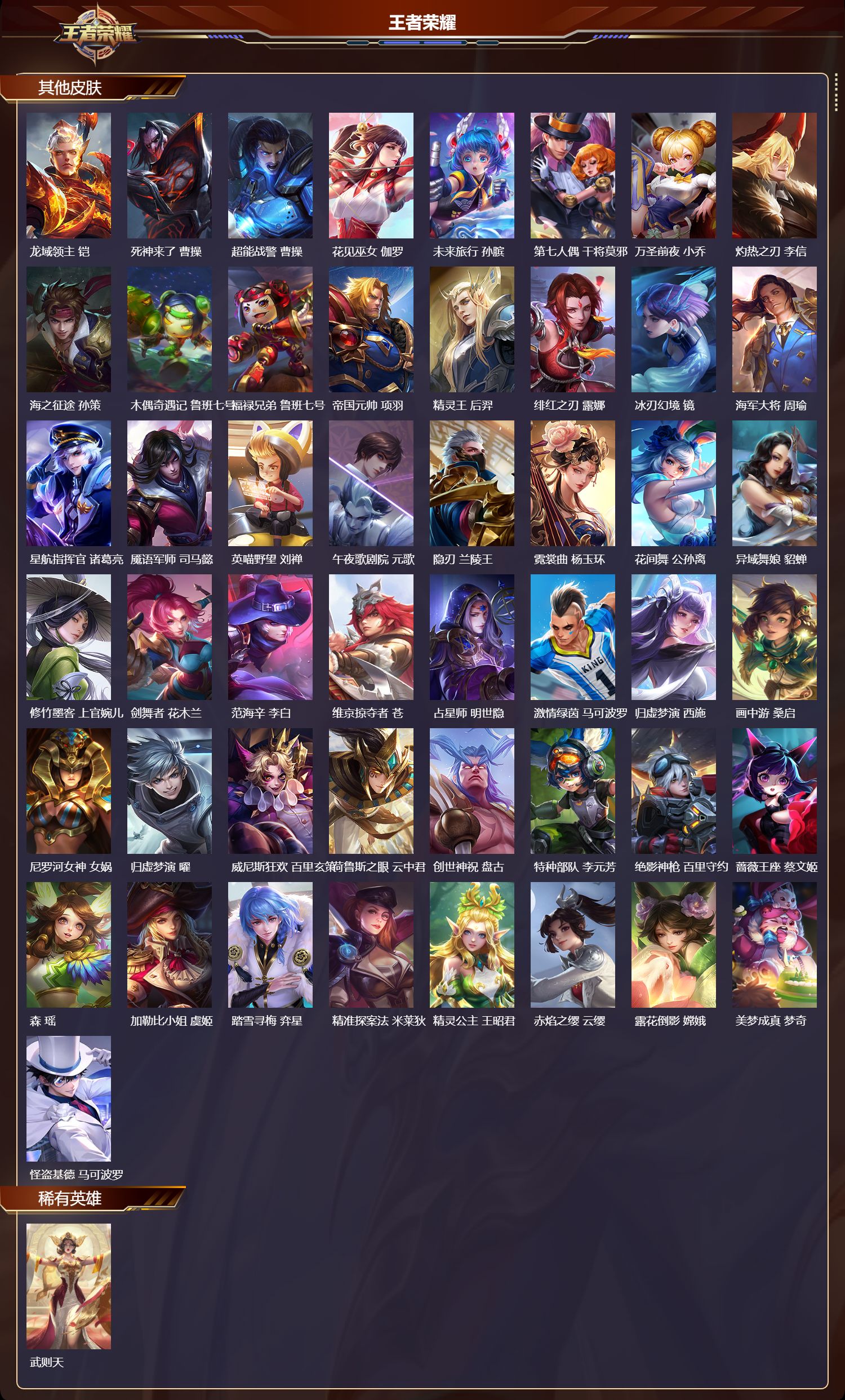 WZQM4132948王者荣耀账号详情图7