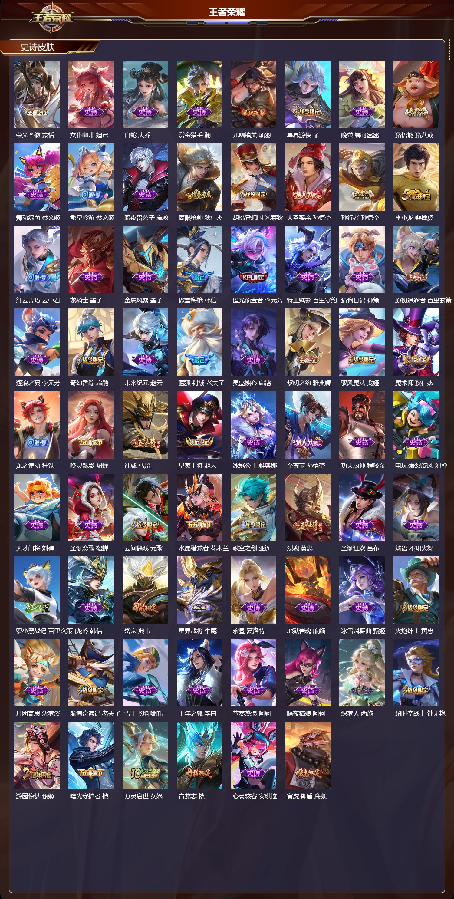 WZQM4132918王者荣耀账号详情图4