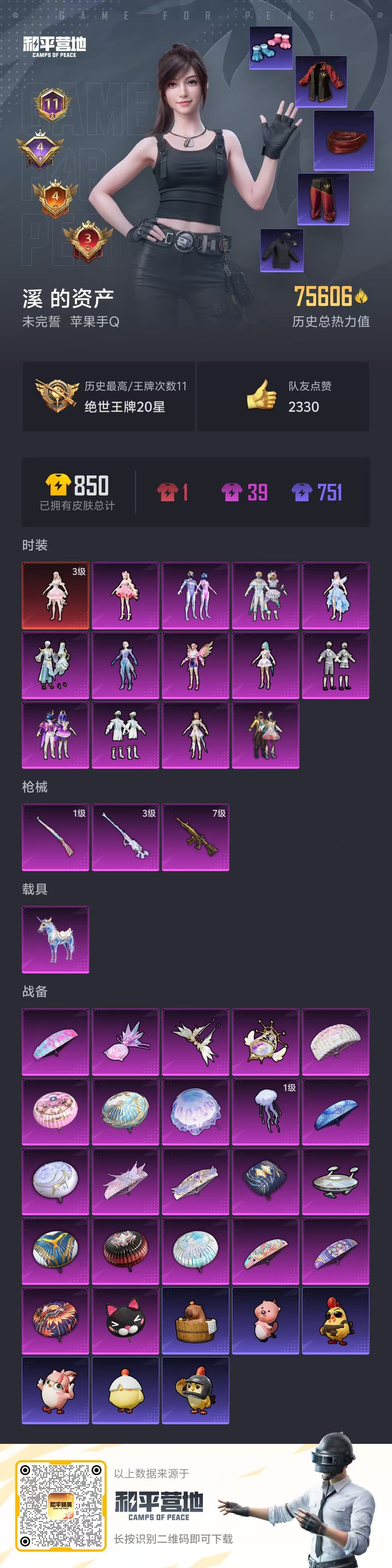 HPSJ469342和平精英账号详情图5