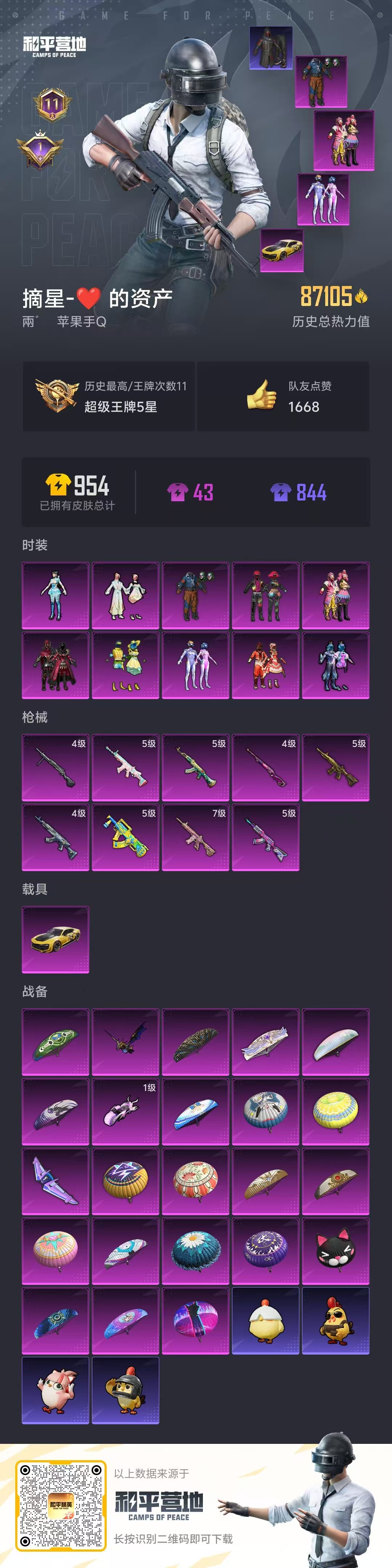 HPSJ469762和平精英账号详情图3