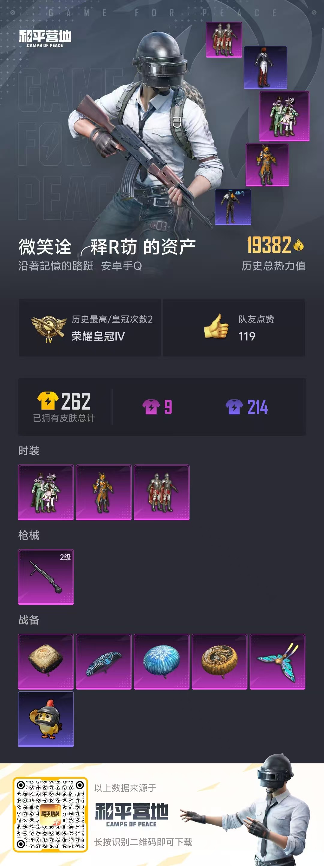 HPSJ469664和平精英账号详情图5