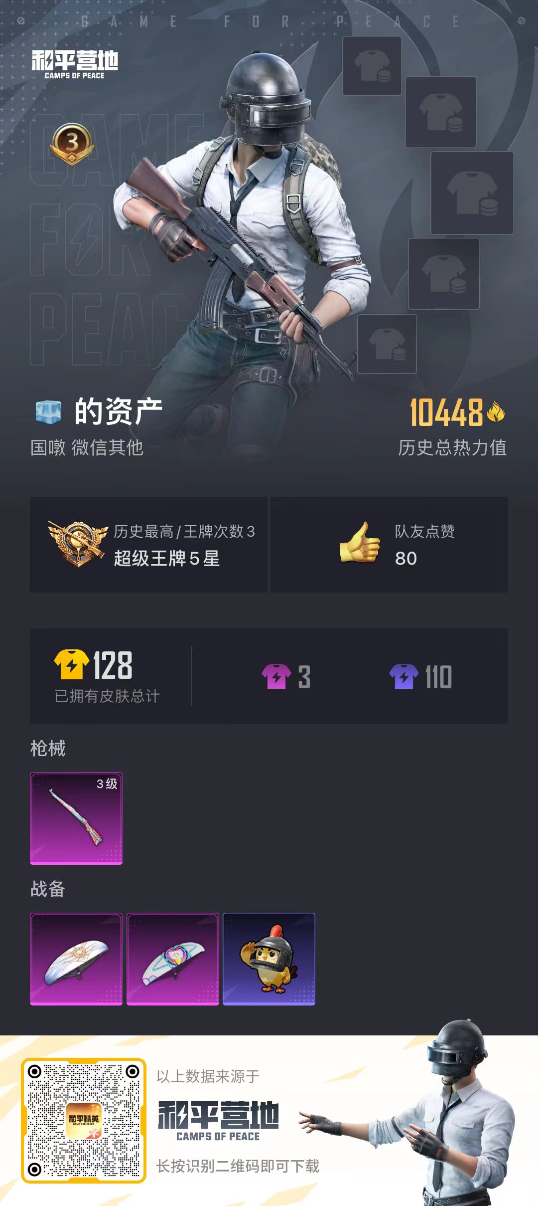 HPSJ469457和平精英账号详情图5