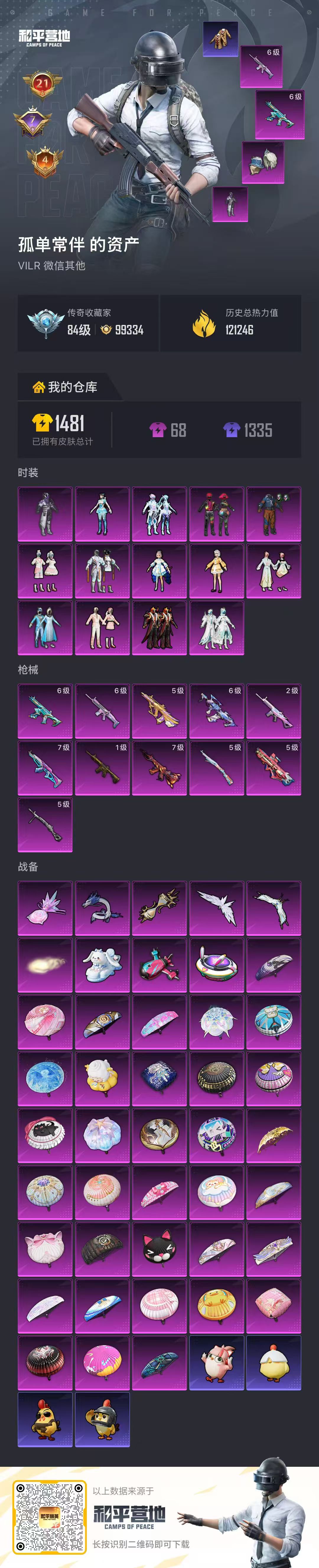 HPSJ469462和平精英账号详情图5