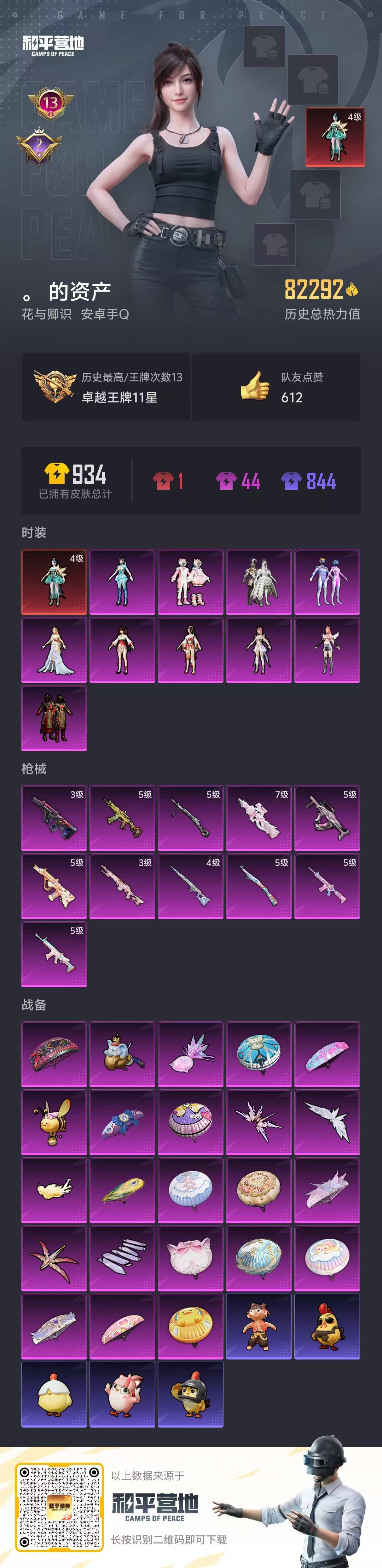 HPSJ469797和平精英账号详情图5