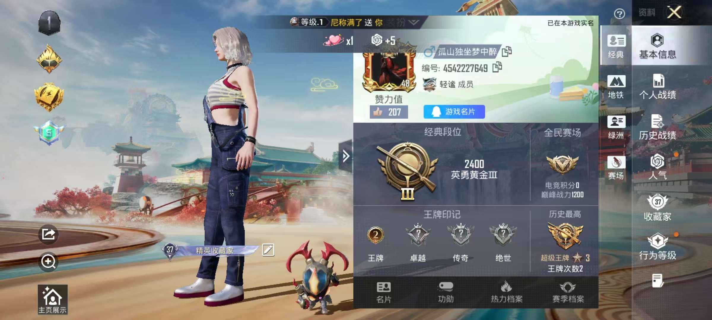 HPSJ472188和平精英账号详情图4