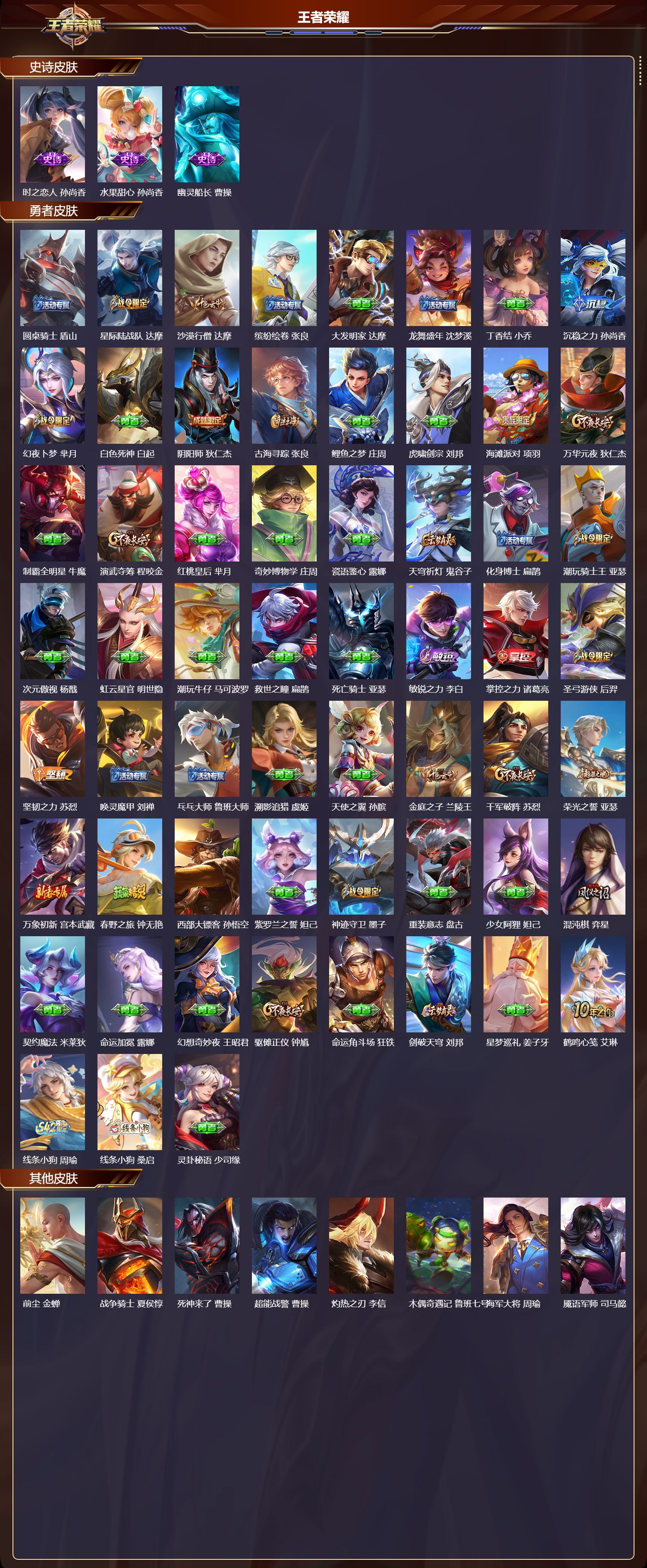 WZQM4159119王者荣耀账号详情图4