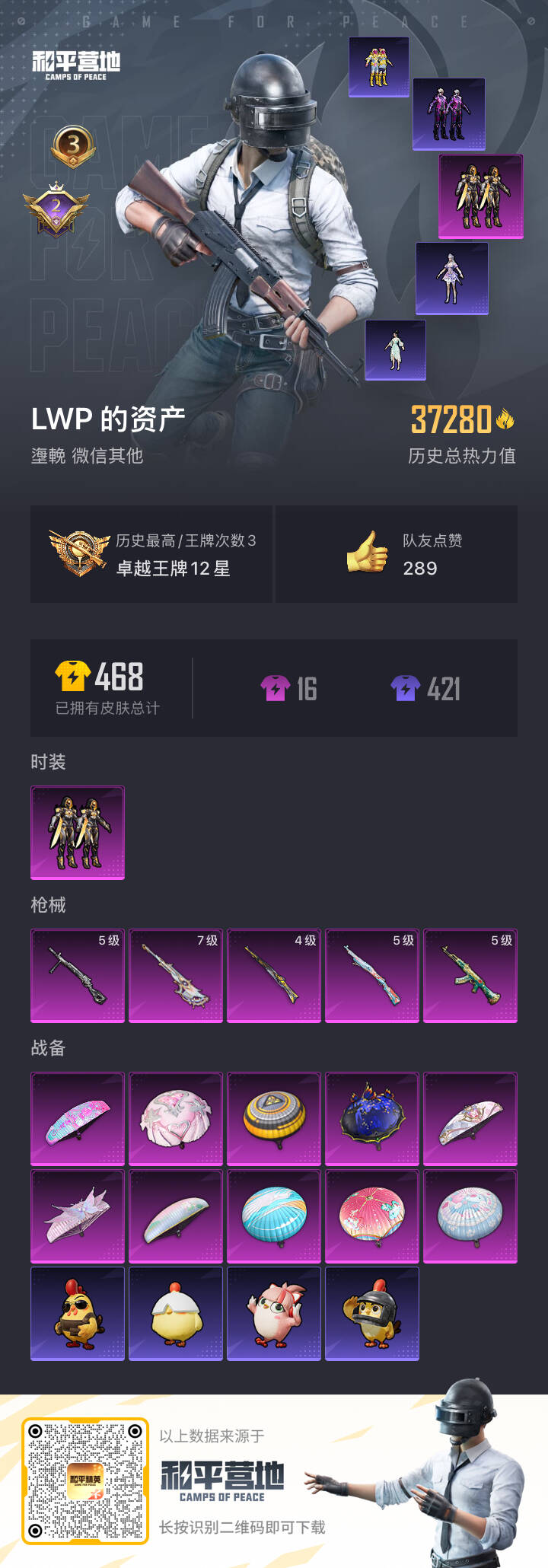 HPSJ471828和平精英账号详情图5