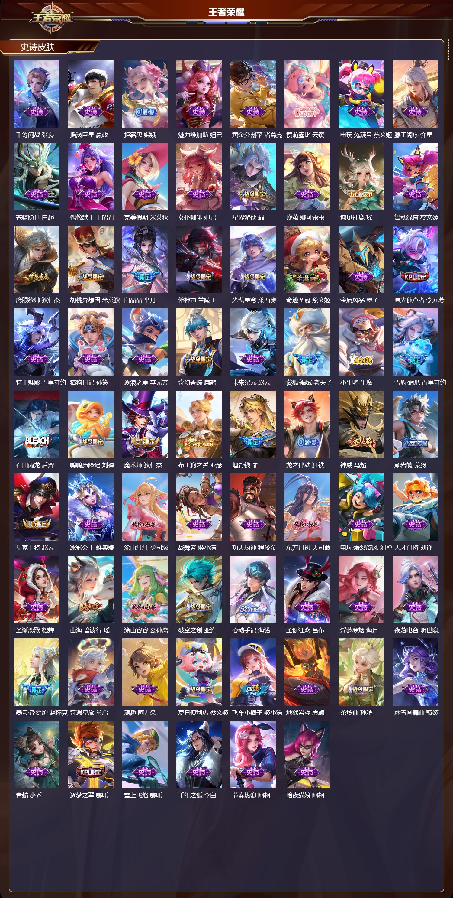 WZQM4137850王者荣耀账号详情图4