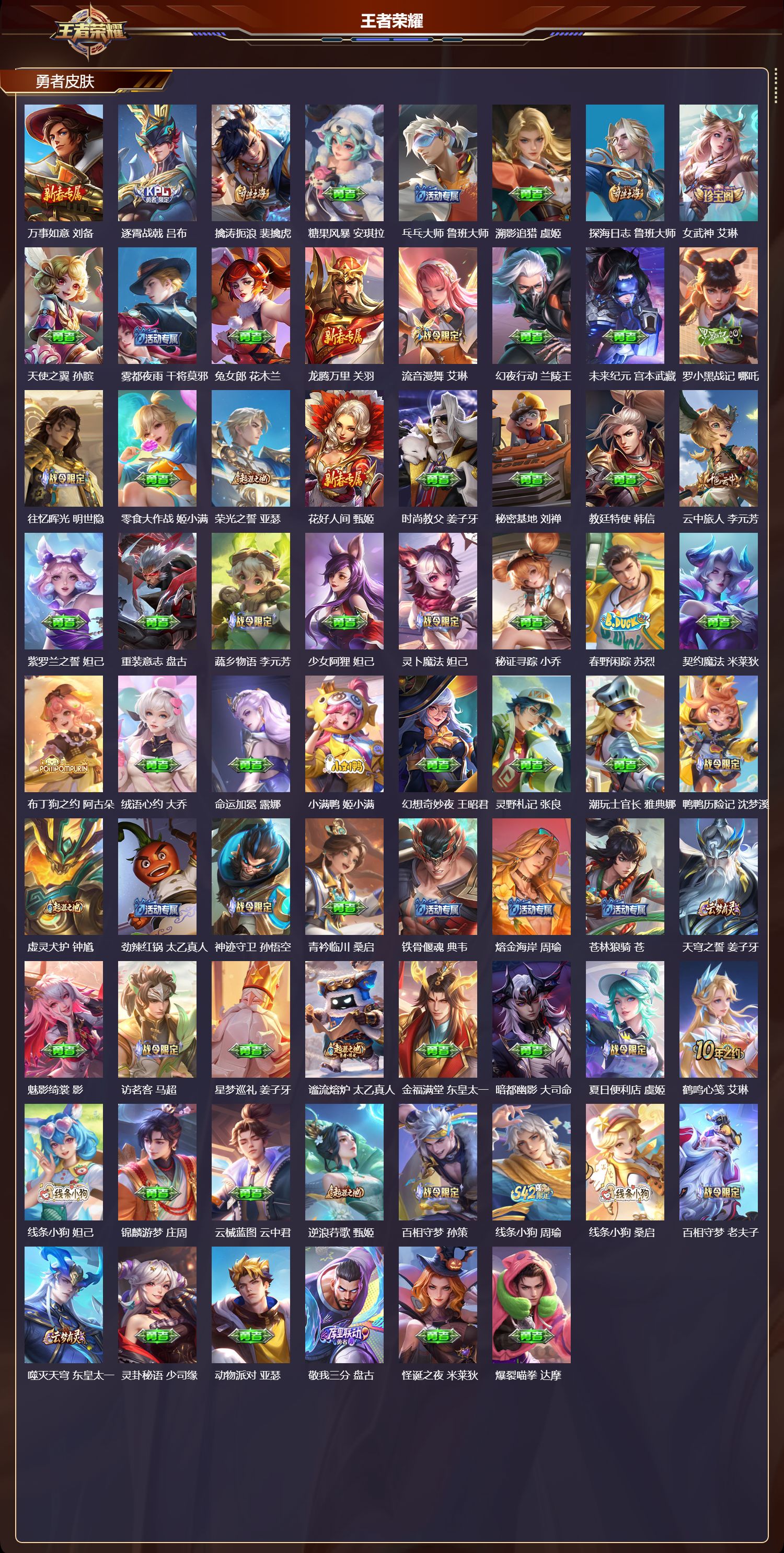 WZQM4137850王者荣耀账号详情图6